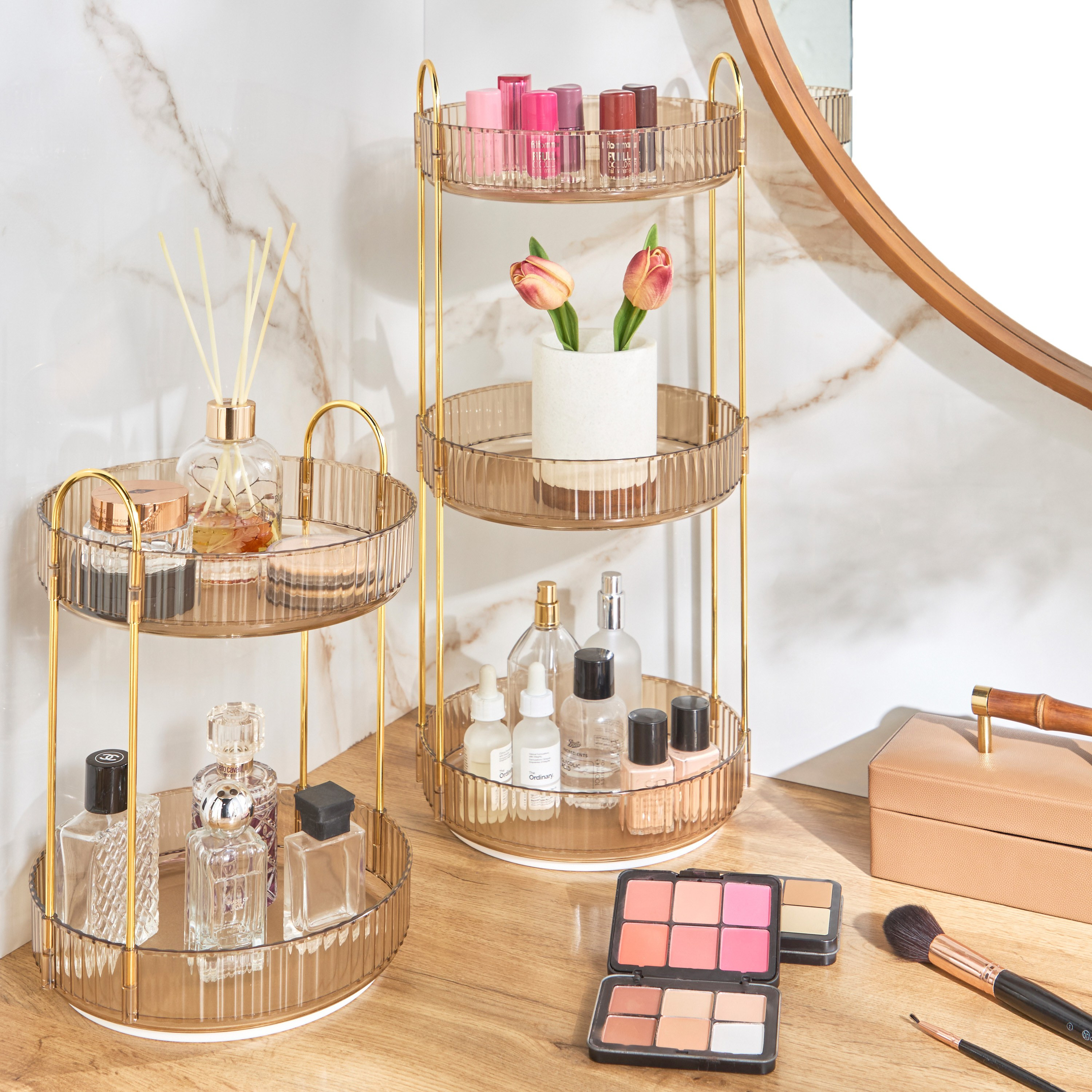 Christine 2-Tier Cosmetics Organizer-household-storage-cosmeticorganizing-makeuporganizersandsets-image-4