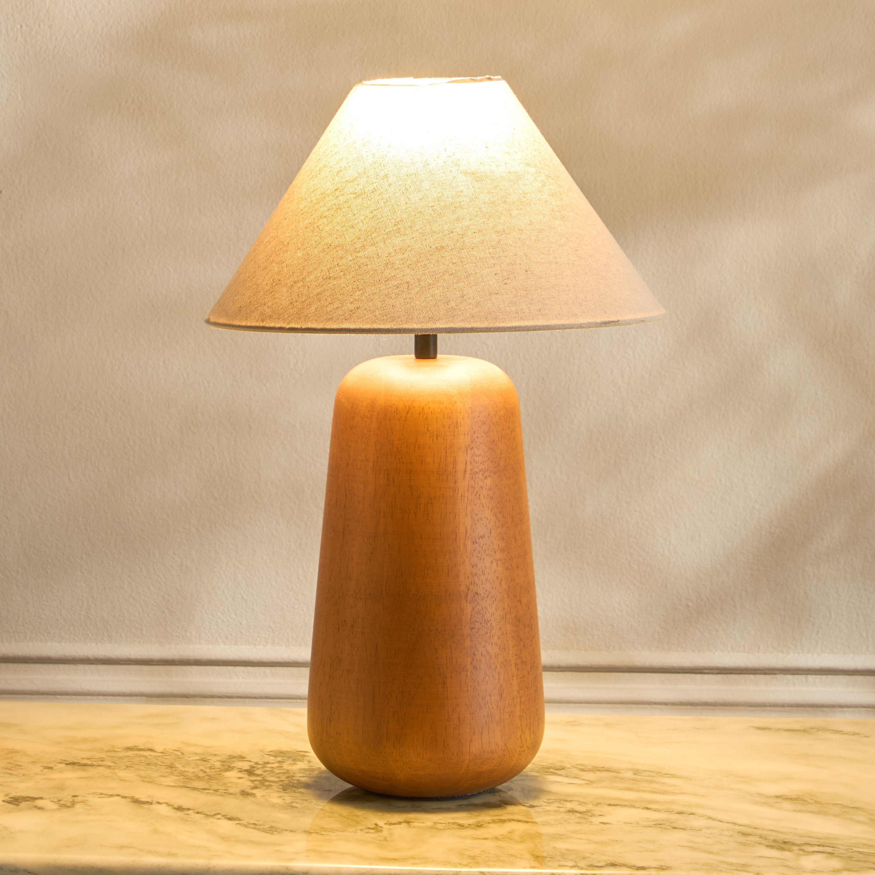Olca Wooden Table Lamp - 55 cm-household-lighting-tableanddesklamps-image-2