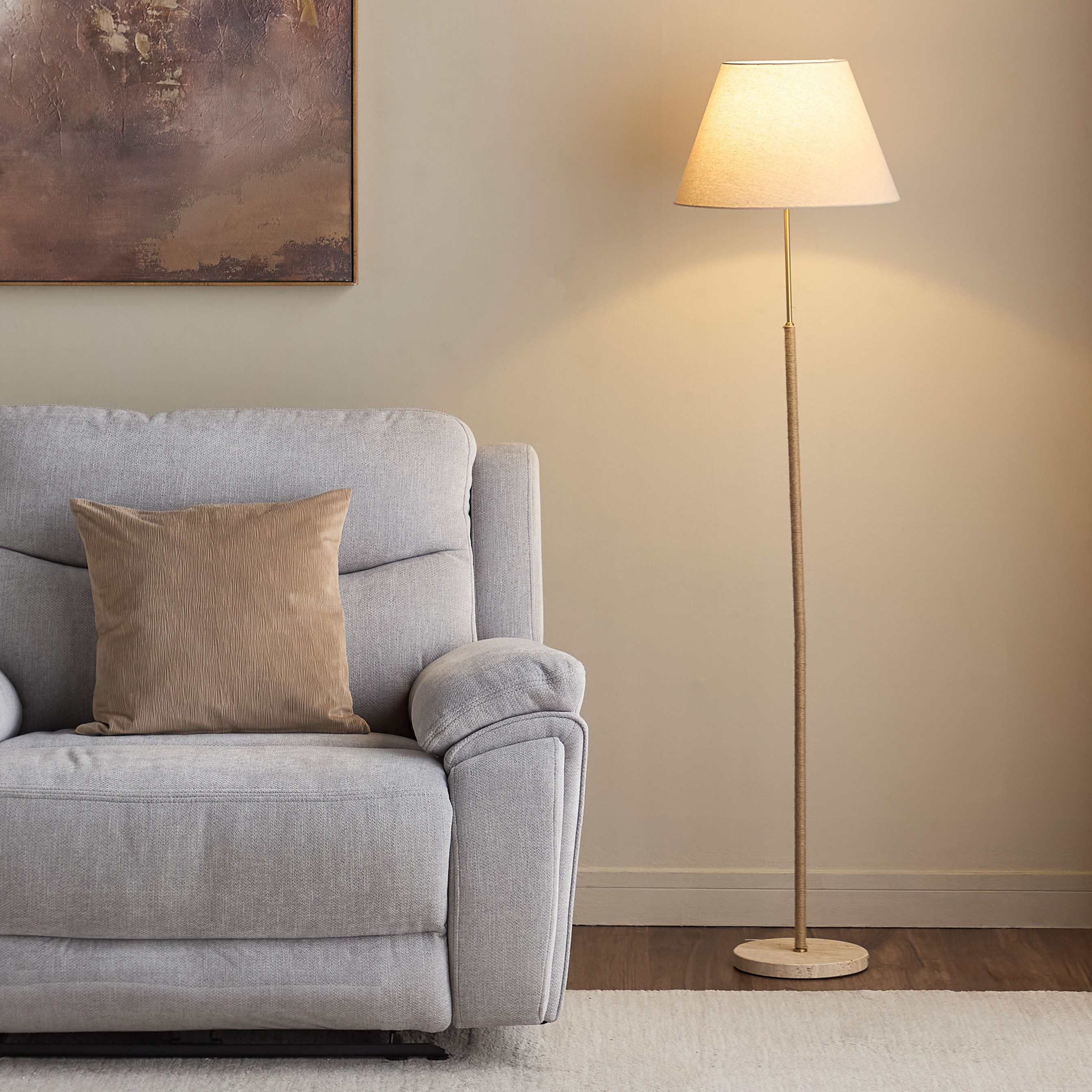 مصباح أرضي ترافيرتين - جيريون - 162 سم-household-lighting-floorlamps-image-5