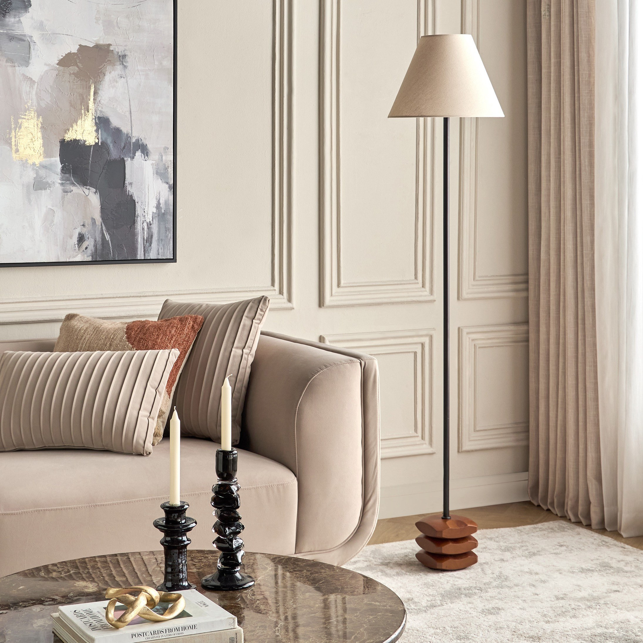 Anselm Wooden Floor Lamp - 156 cm-household-lighting-floorlamps-image-5