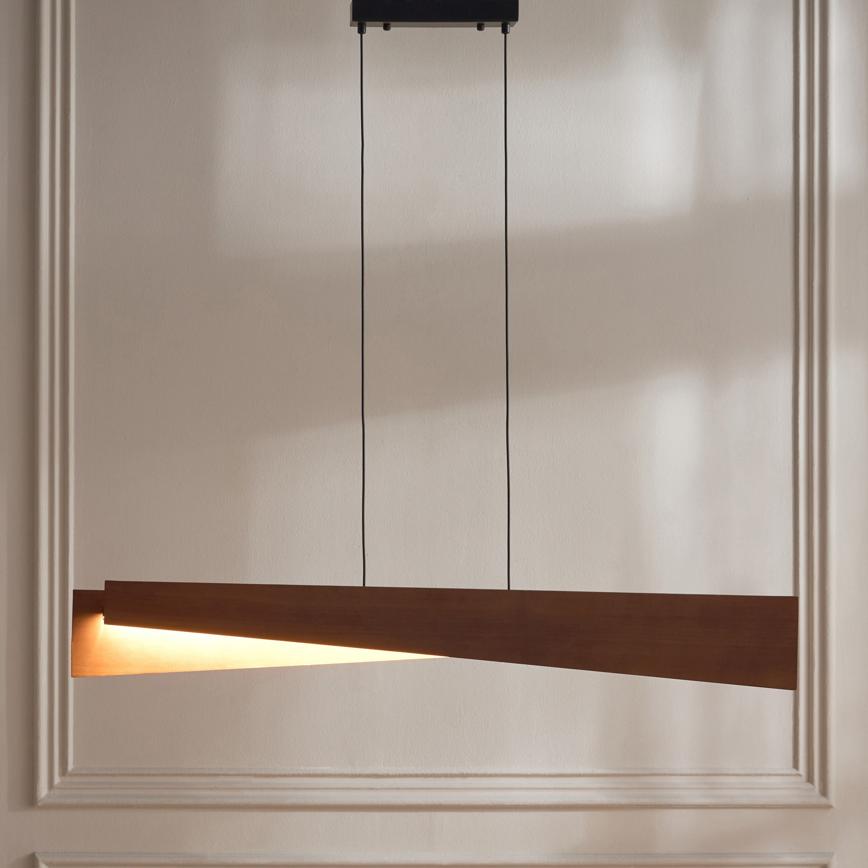 مصباح معلق ليد خشبي - ليبيز-household-lighting-ceilinglamps-pendantlamps-image-2