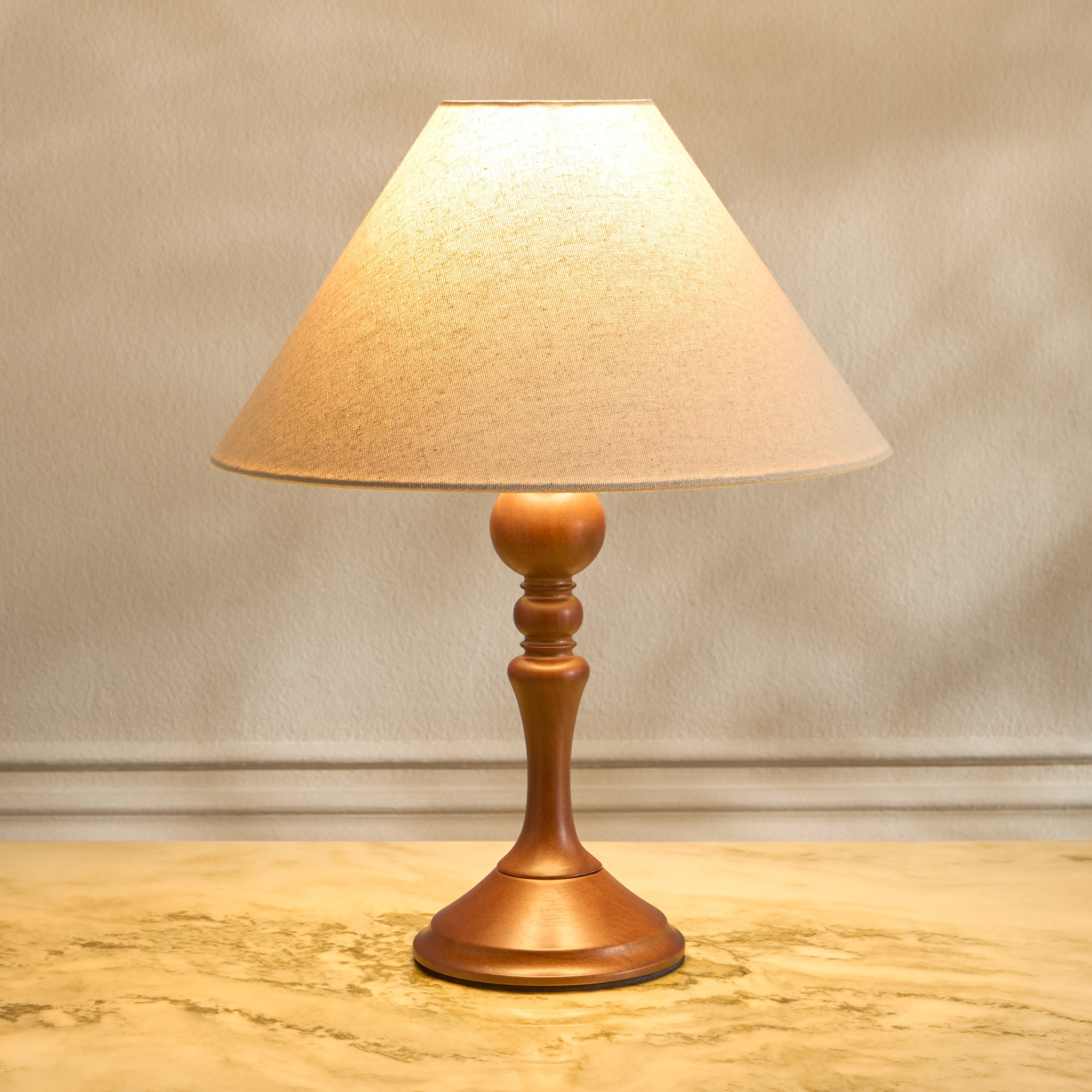 مصباح طاولة خشبي - إلكي - 40 سم-household-lighting-tableanddesklamps-image-2