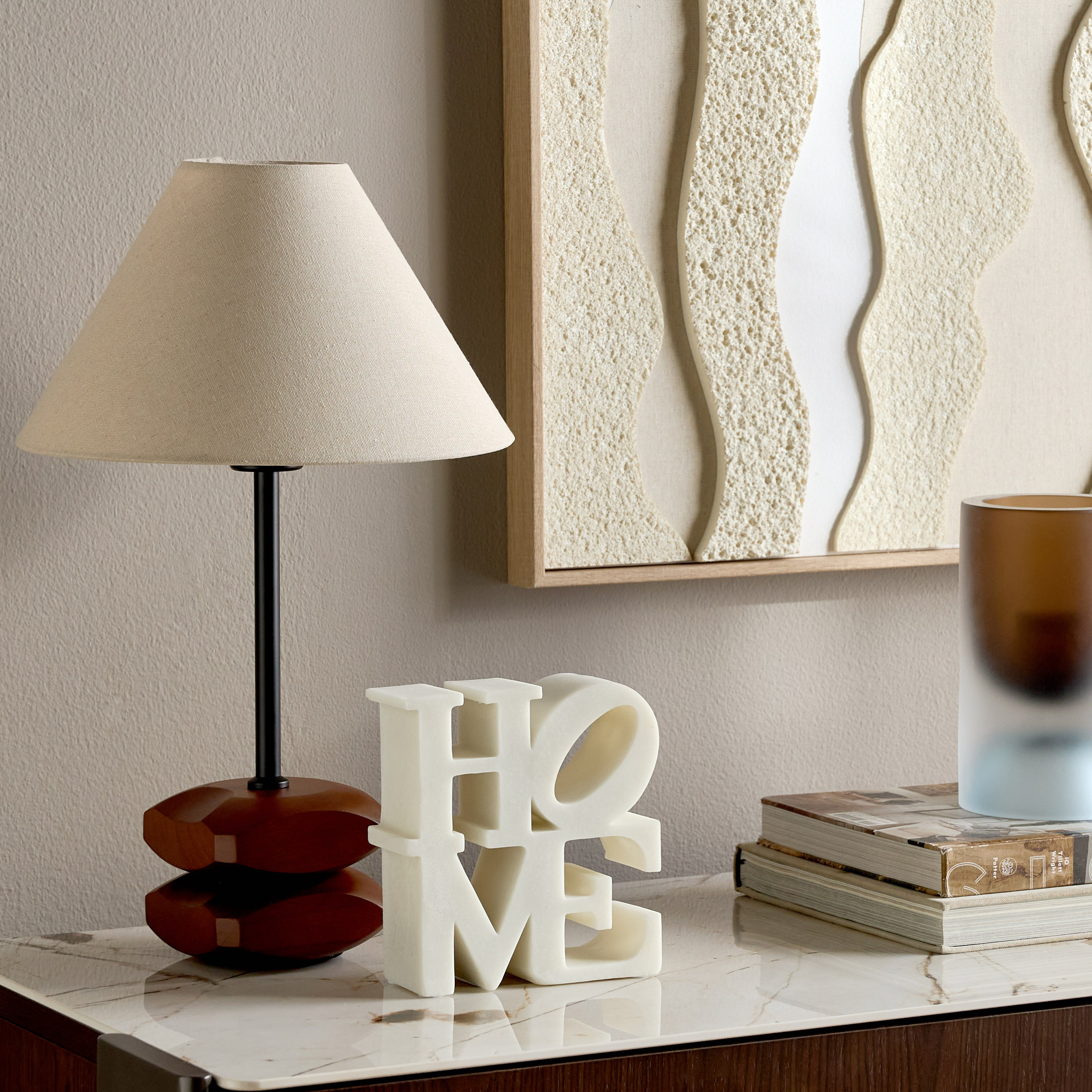 مصباح طاولة خشبي - أنسيلم - 48 سم-household-lighting-tableanddesklamps-image-5