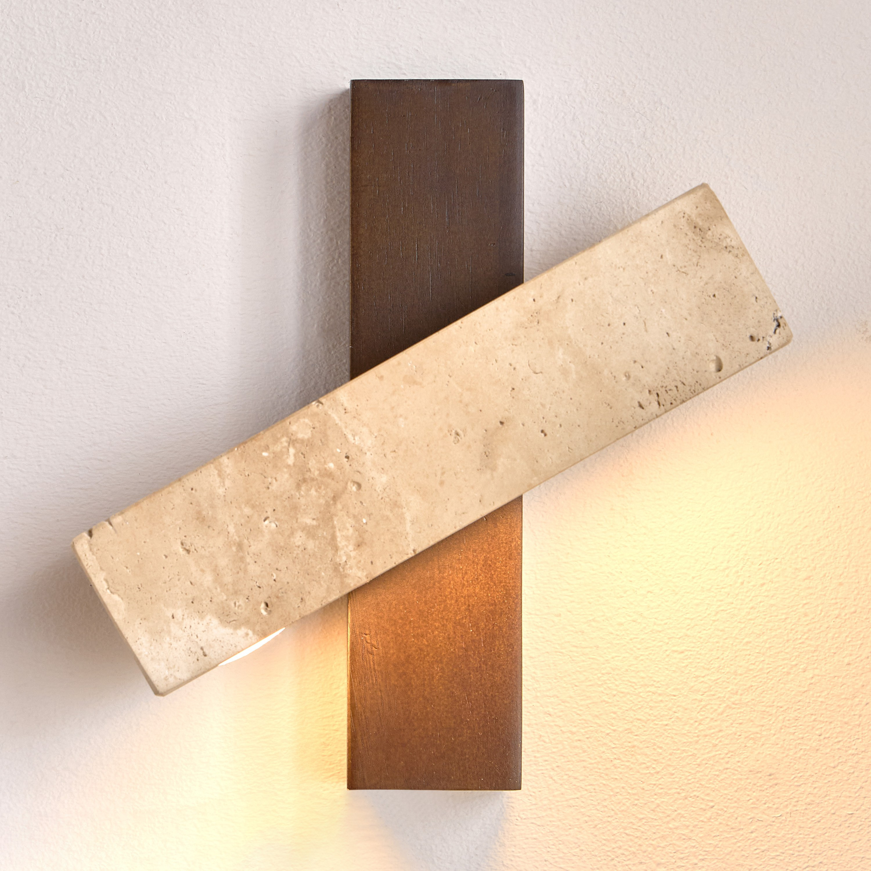 Putana Travertine Wall Lamp-household-lighting-walllamps-image-2