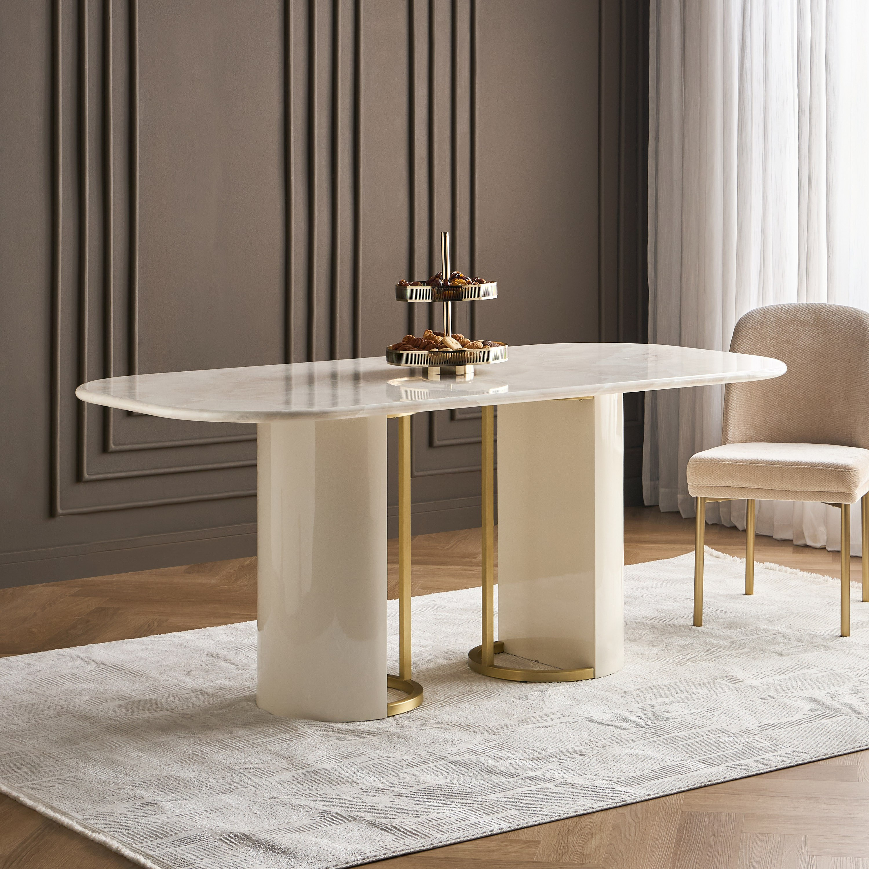 طاولة سفرة 6 مقاعد - فانوس-furniture-diningroom-diningtables-image-1