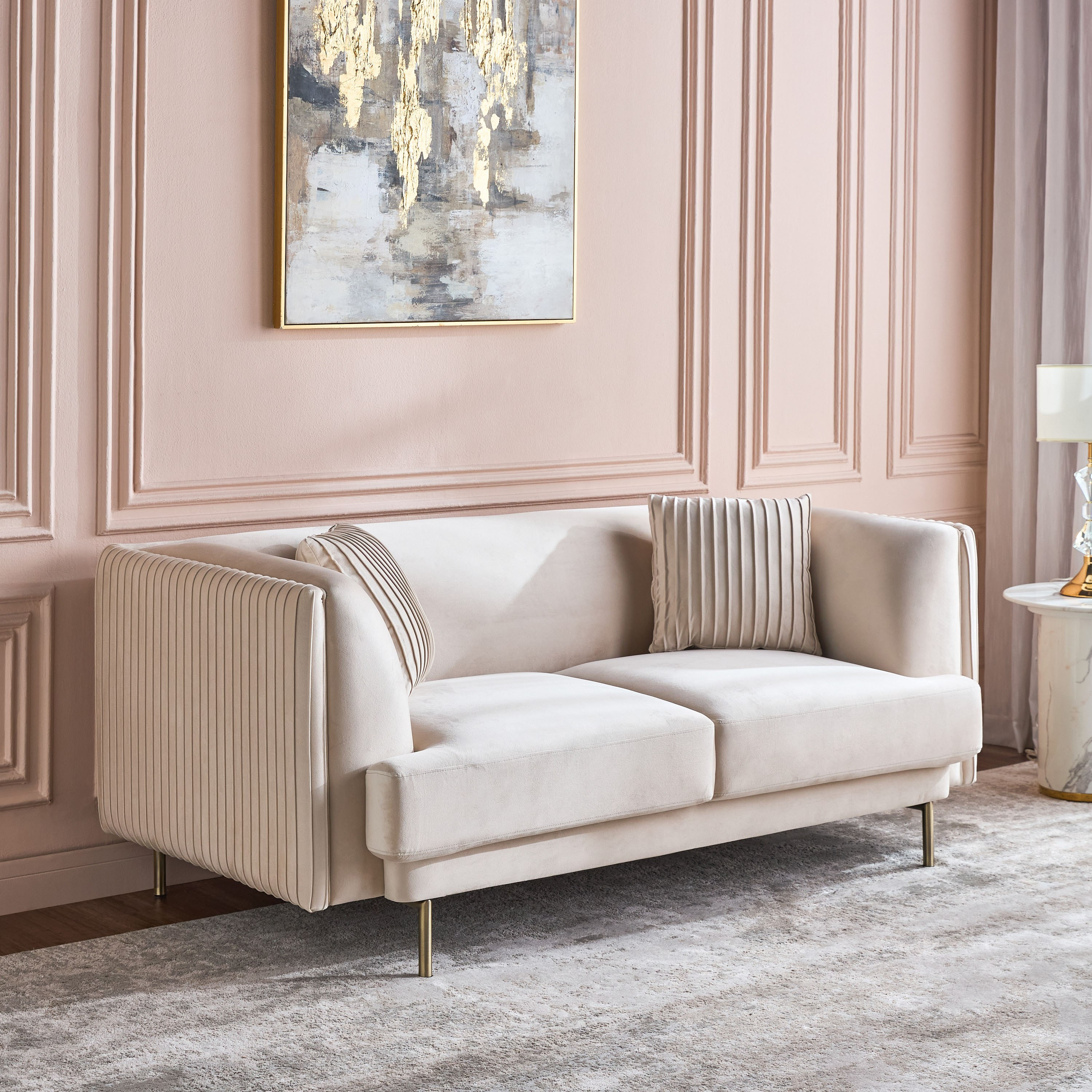 كنبة قماش مقعدين - تريليس-furniture-sofaandseating-sofasandsofasets-image-1