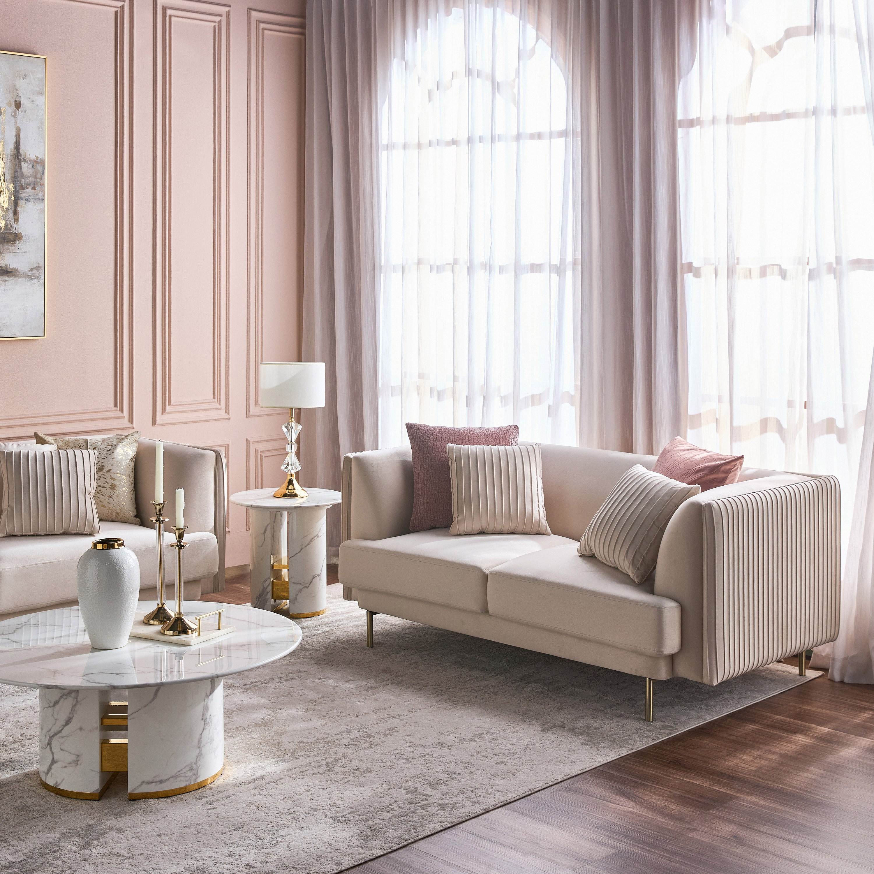 كنبة قماش مقعدين - تريليس-furniture-sofaandseating-sofasandsofasets-image-8