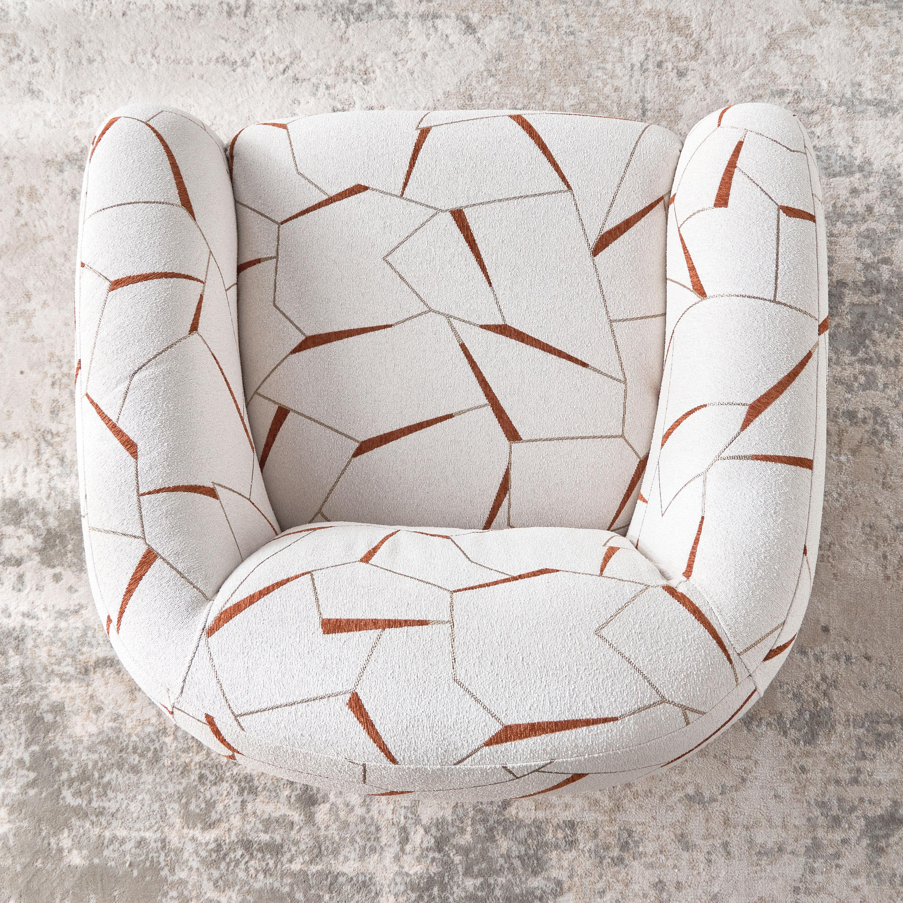 Riven Fabric Swivel Armchair-furniture-sofaandseating-armchairs-image-8