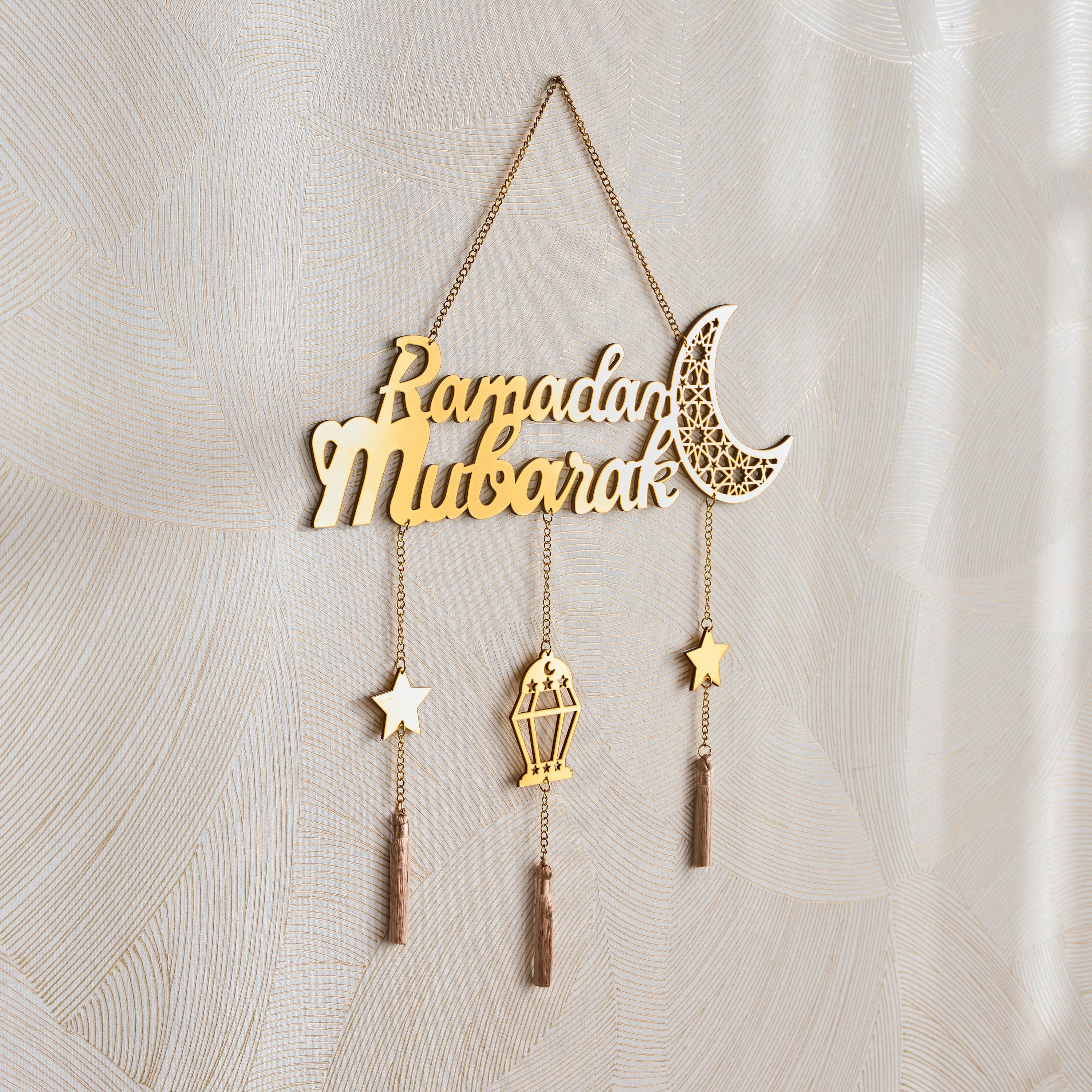 Afrah Ramadan Mubarak Decorative Wall Hanging-household-generalaccessories-stationery-image-1
