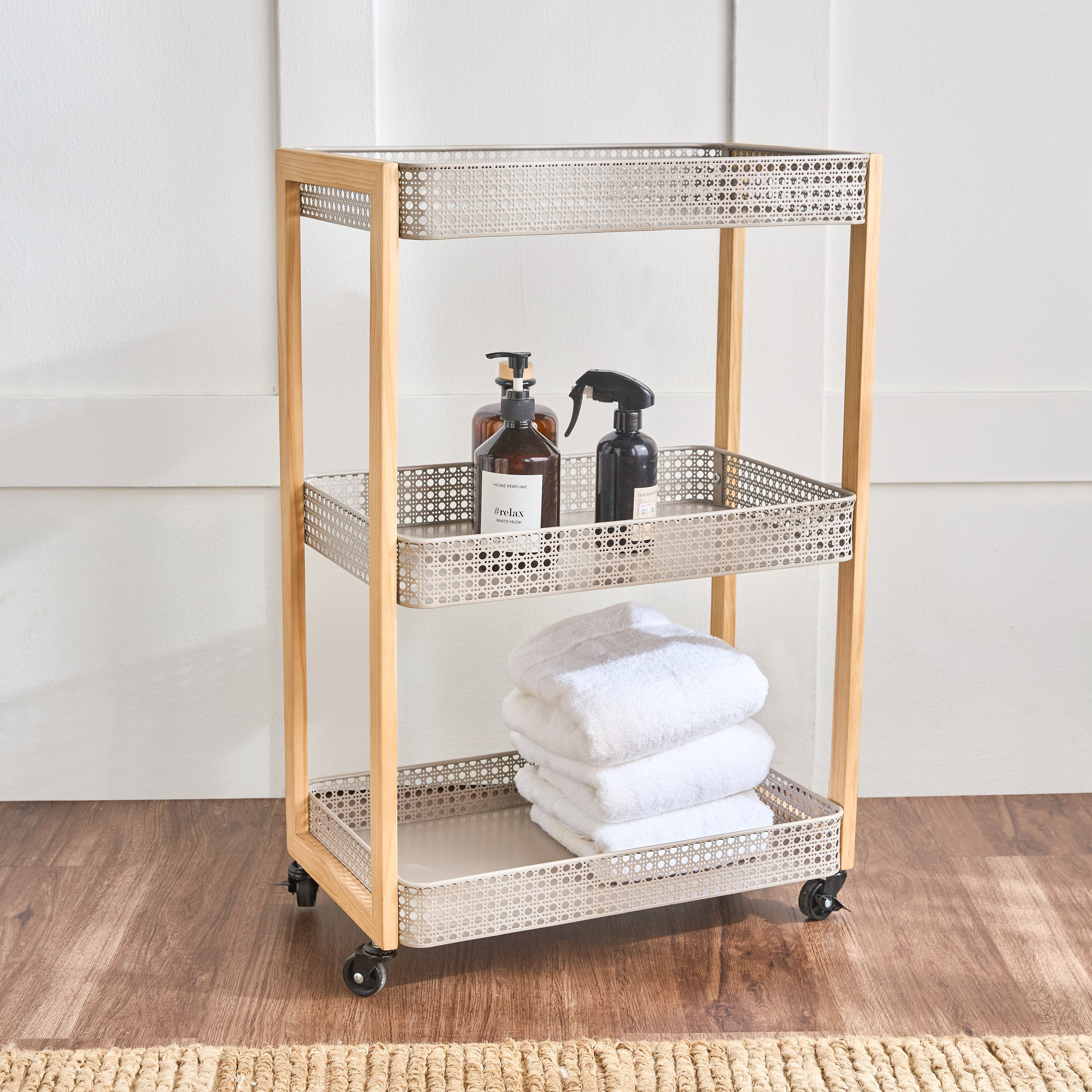 Ricky 3-Tier Storage Trolley-household-bathandlaundry-bathroomorganizing-bathroomracksandtrolleys-image-1