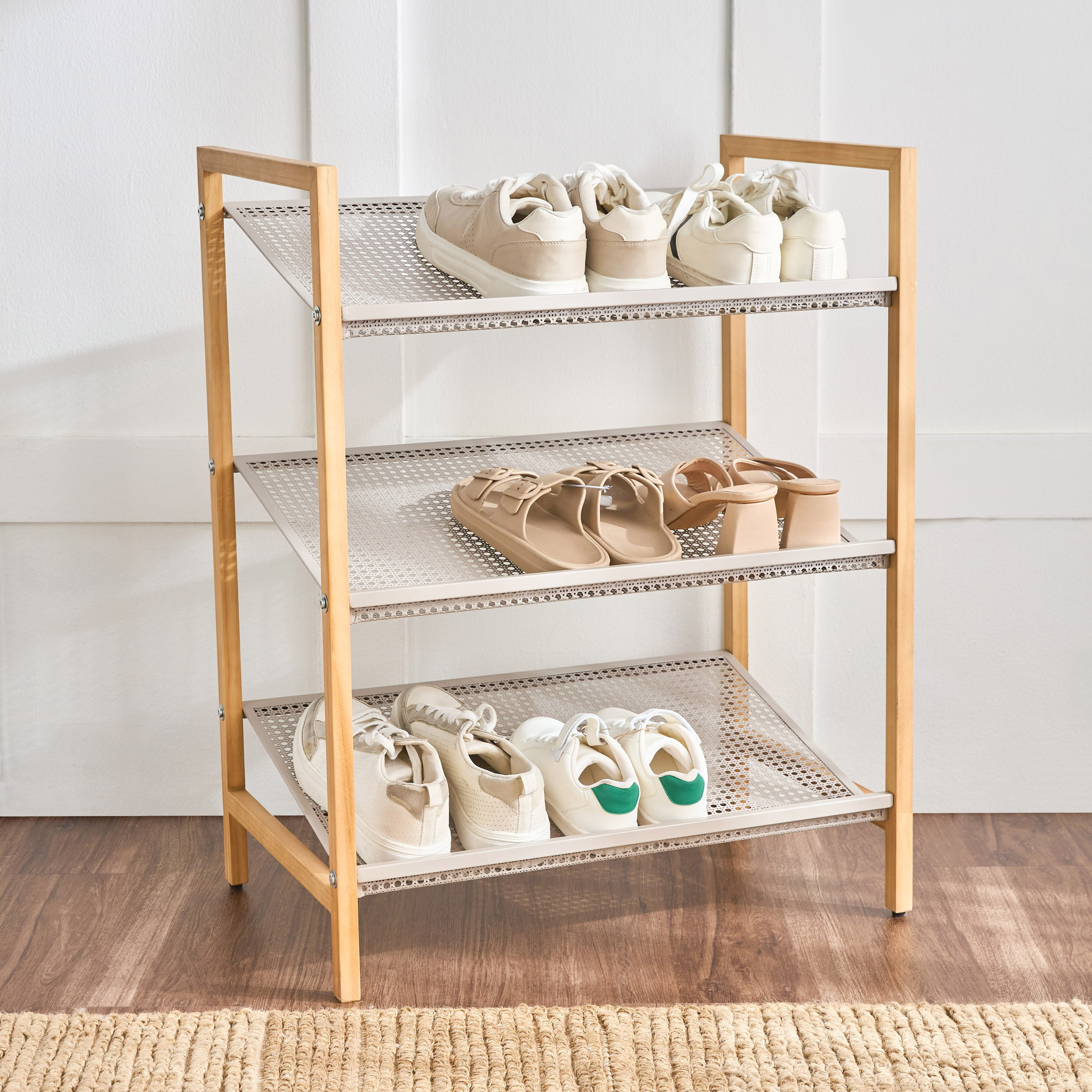 Ricky 3-Tier Shoe Rack - 64x26.5x80.5 cm-household-storage-storagesolutions-shoeracksandstorage-image-1