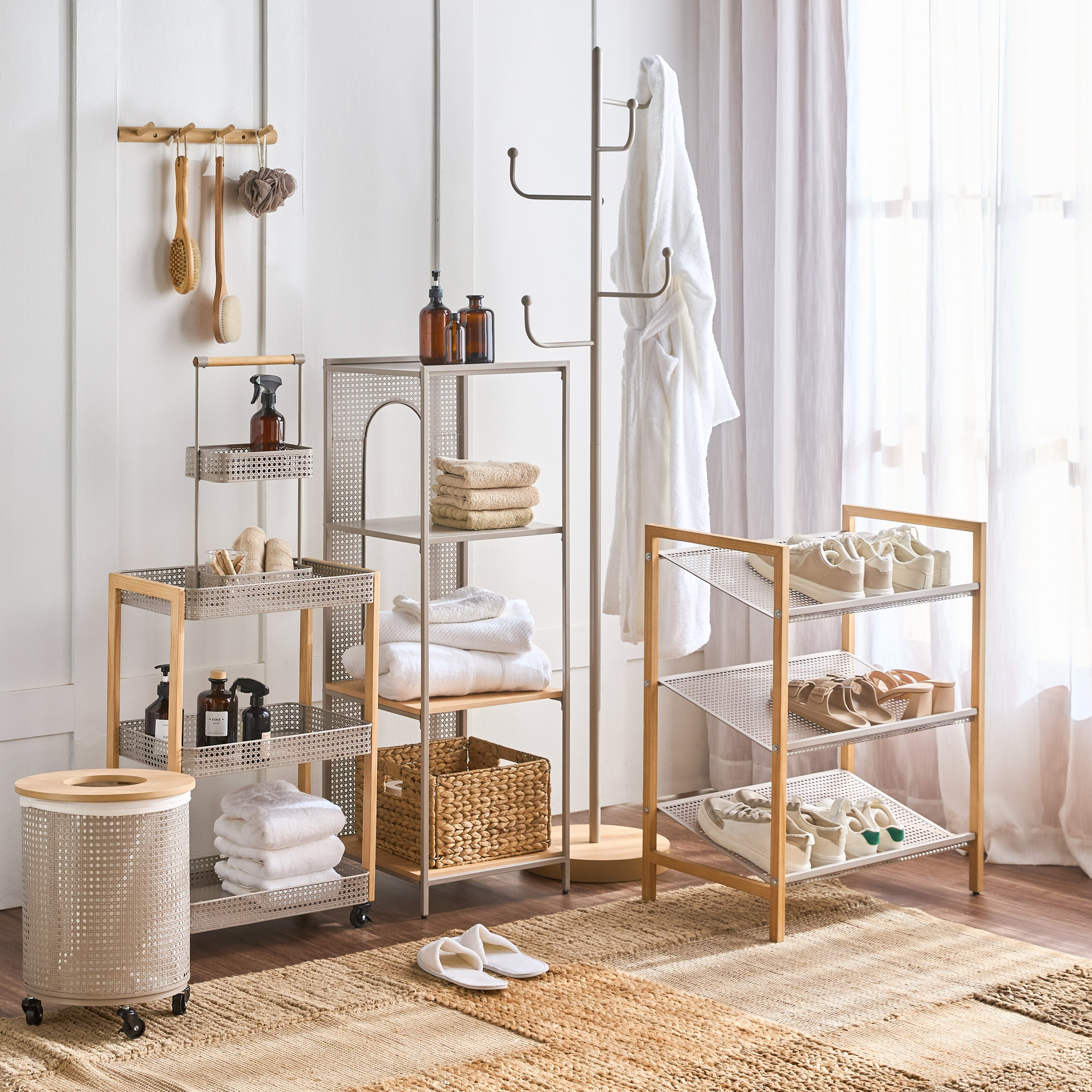 Ricky 3-Tier Shoe Rack - 64x26.5x80.5 cm-household-storage-storagesolutions-shoeracksandstorage-image-5
