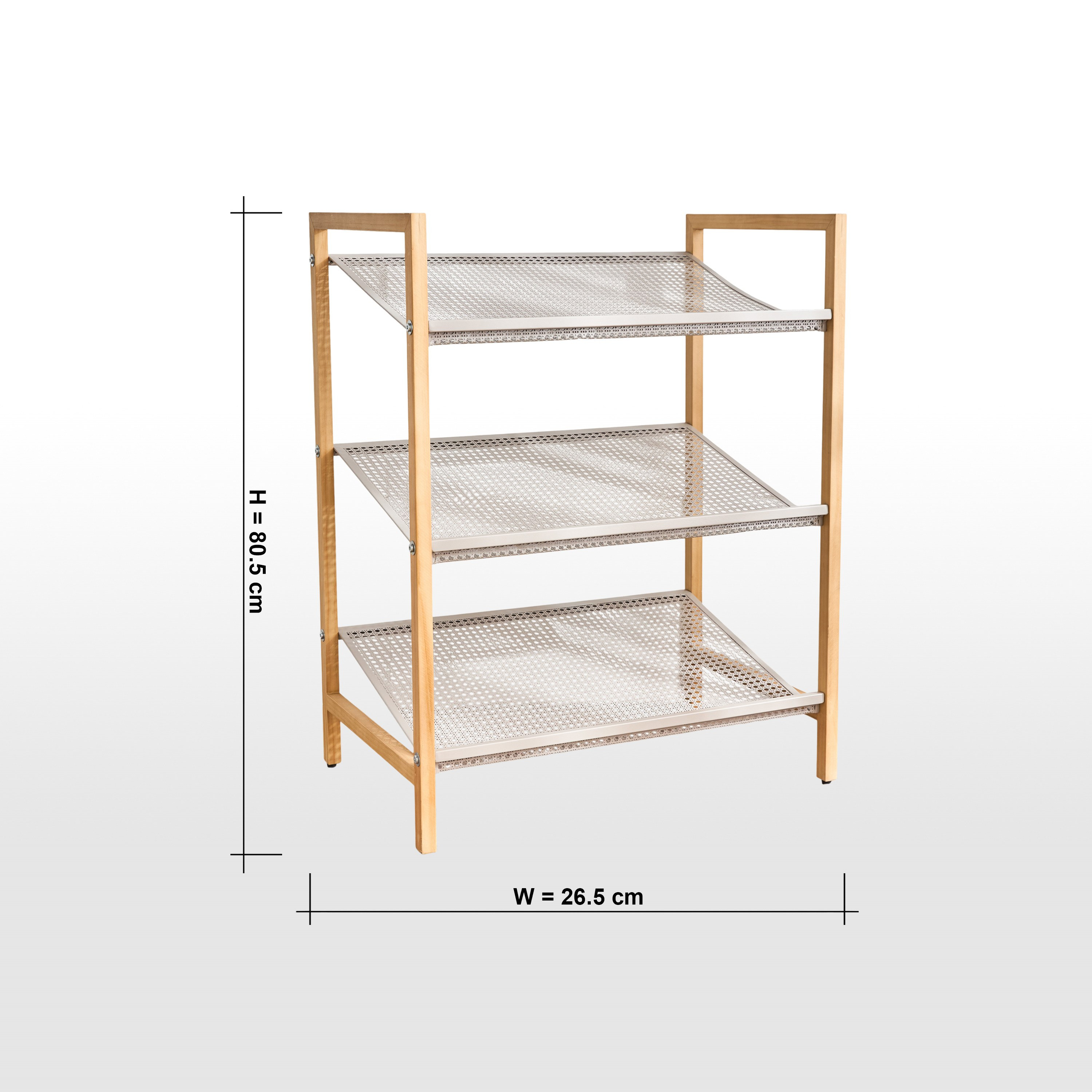 Ricky 3-Tier Shoe Rack - 64x26.5x80.5 cm-household-storage-storagesolutions-shoeracksandstorage-image-6