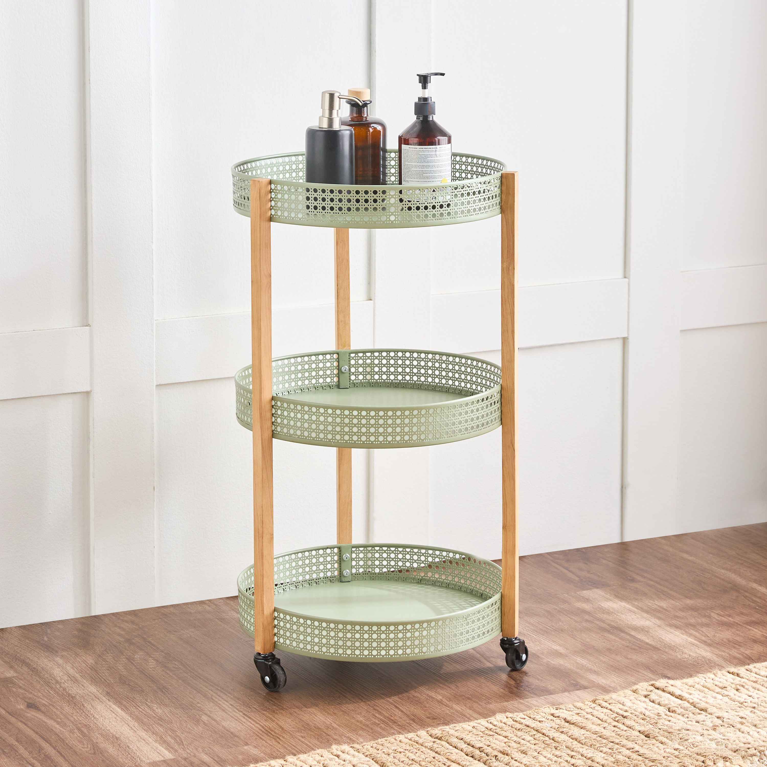 Ricky 3-Tier Storage Trolley-household-bathandlaundry-bathroomorganizing-bathroomracksandtrolleys-image-1