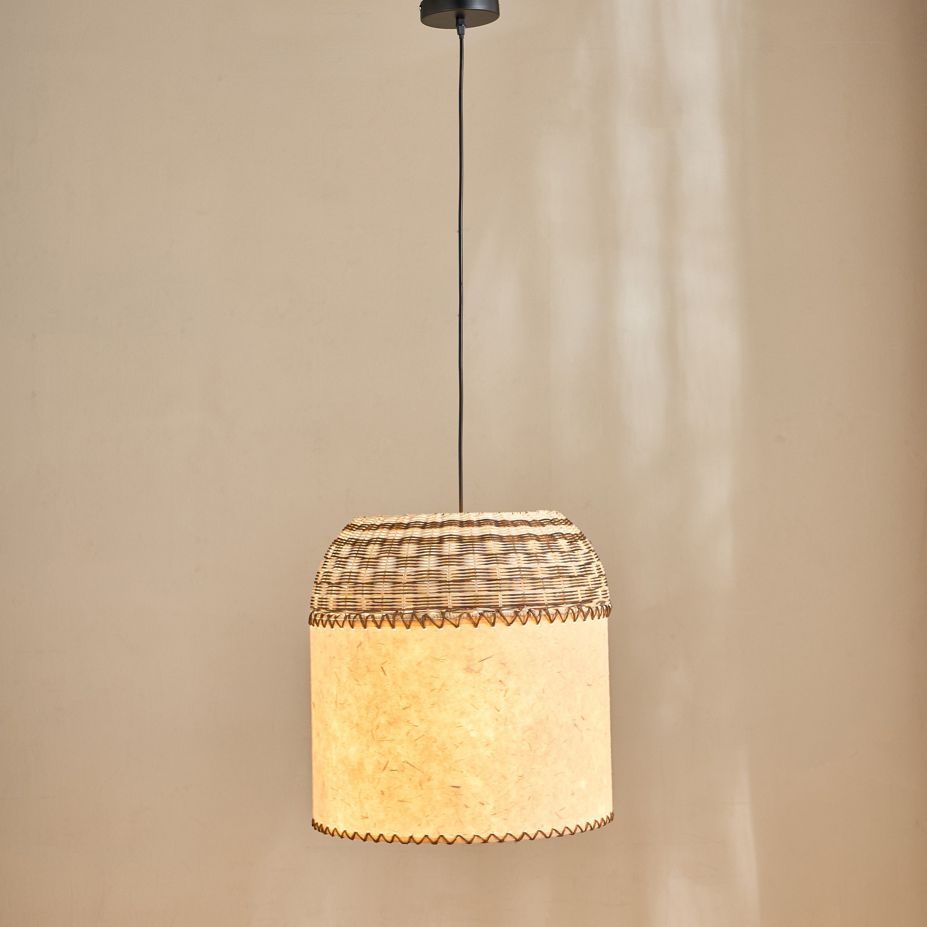 Weiss Rattan Pendant Lamp-household-lighting-ceilinglamps-pendantlamps-image-2
