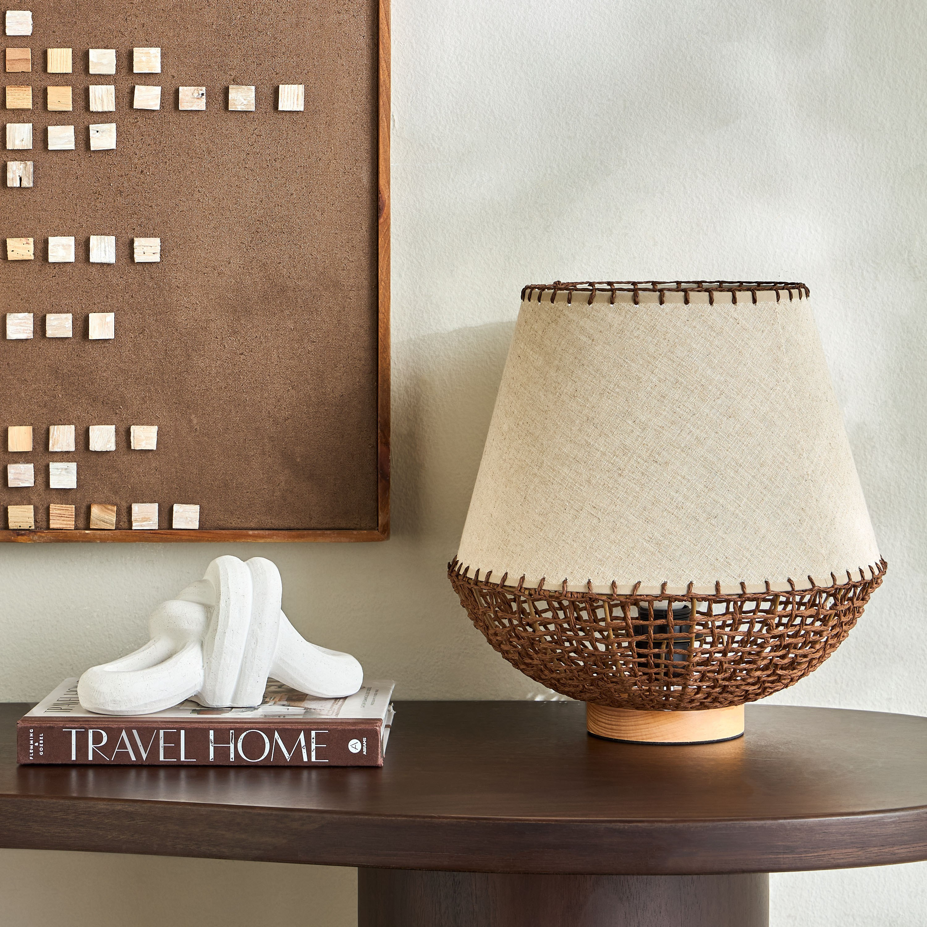 Otto Paper Rope Table Lamp - 35 cm-household-lighting-tableanddesklamps-image-4