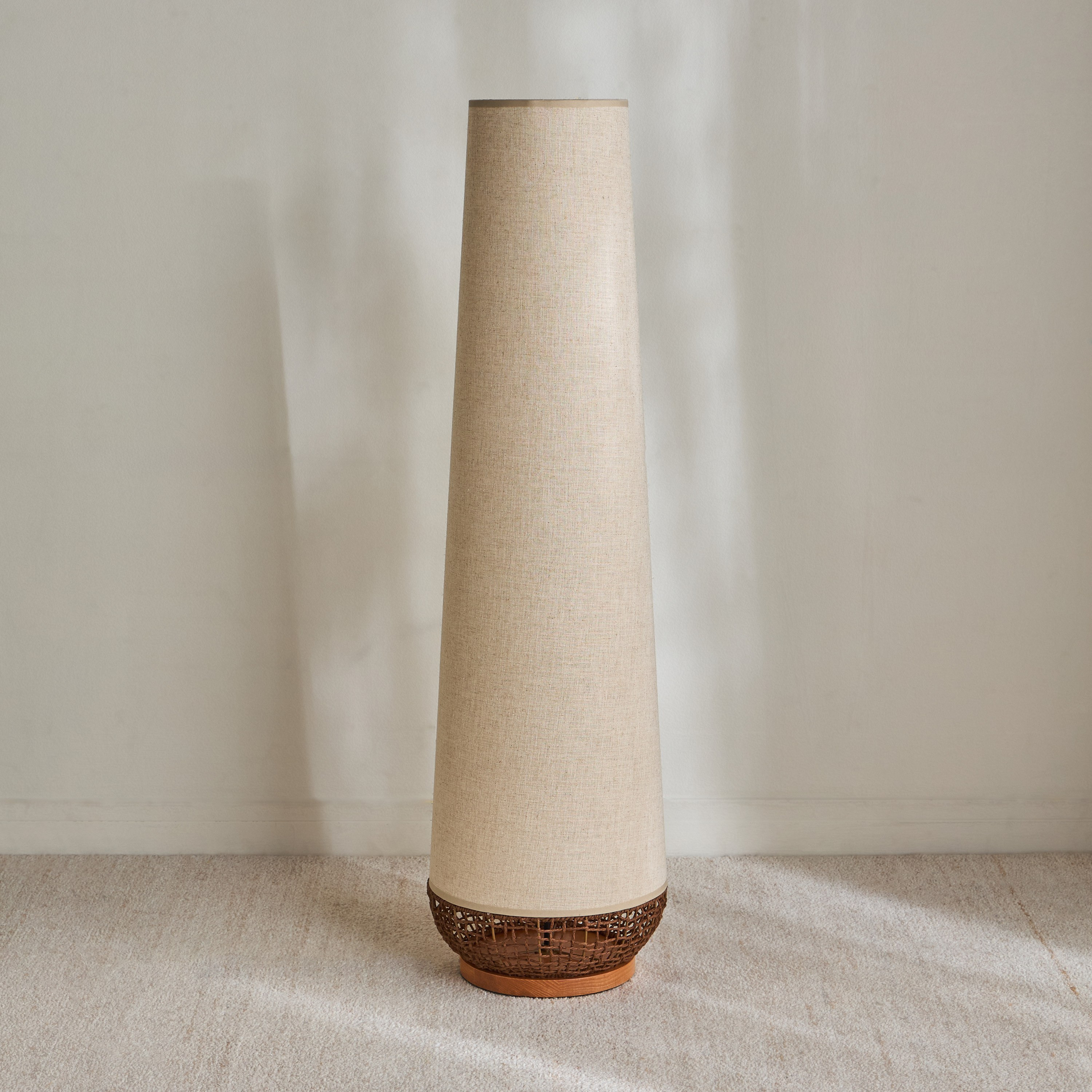 Otto Paper Rope Floor Lamp - 118 cm-household-lighting-floorlamps-image-1