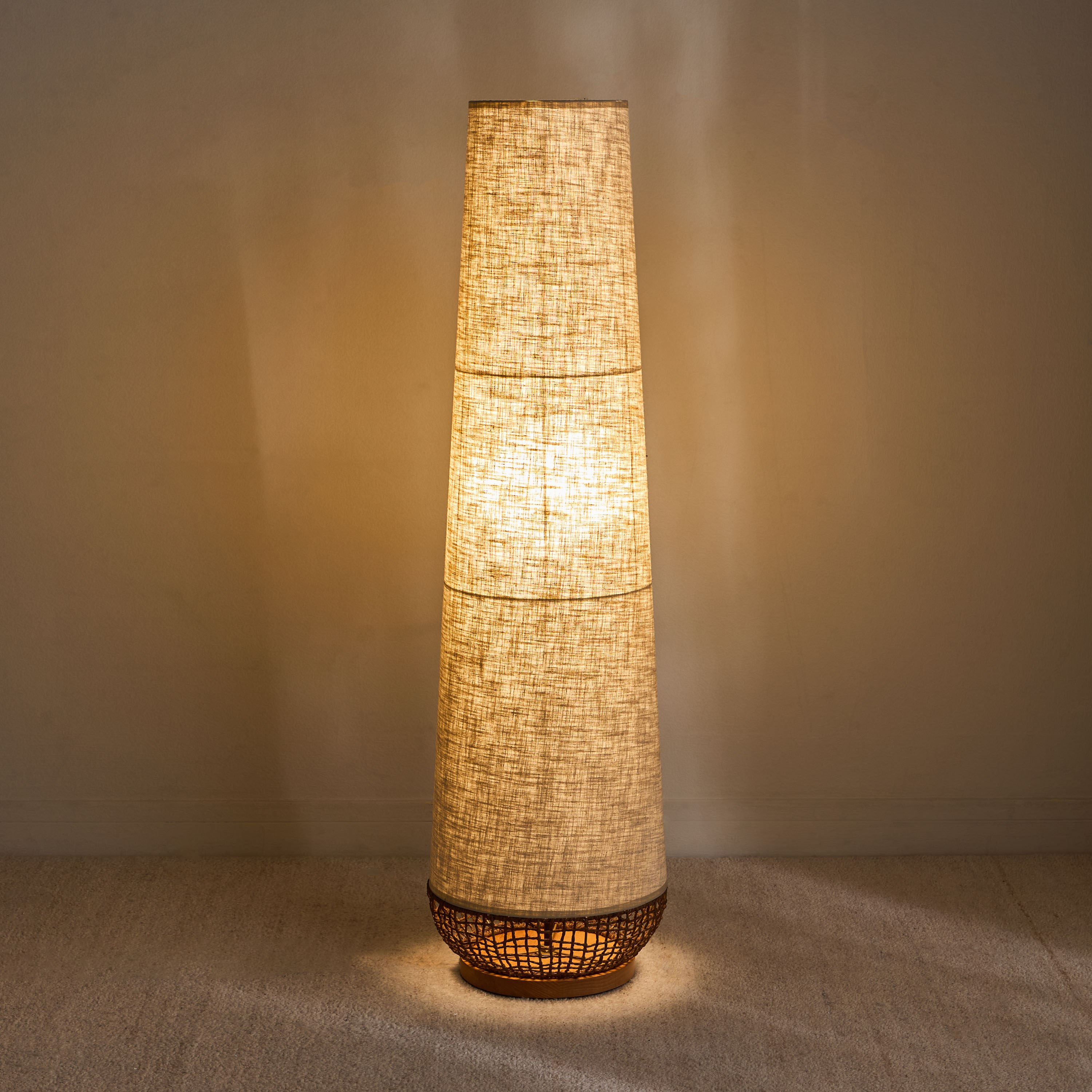Otto Paper Rope Floor Lamp - 118 cm-household-lighting-floorlamps-image-2