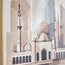 لوحة جدارية كانفاس مؤطرة مرسومة يدويا - ديا - 100x100 سم-household-walldecorandmirrors-wallart-image-3