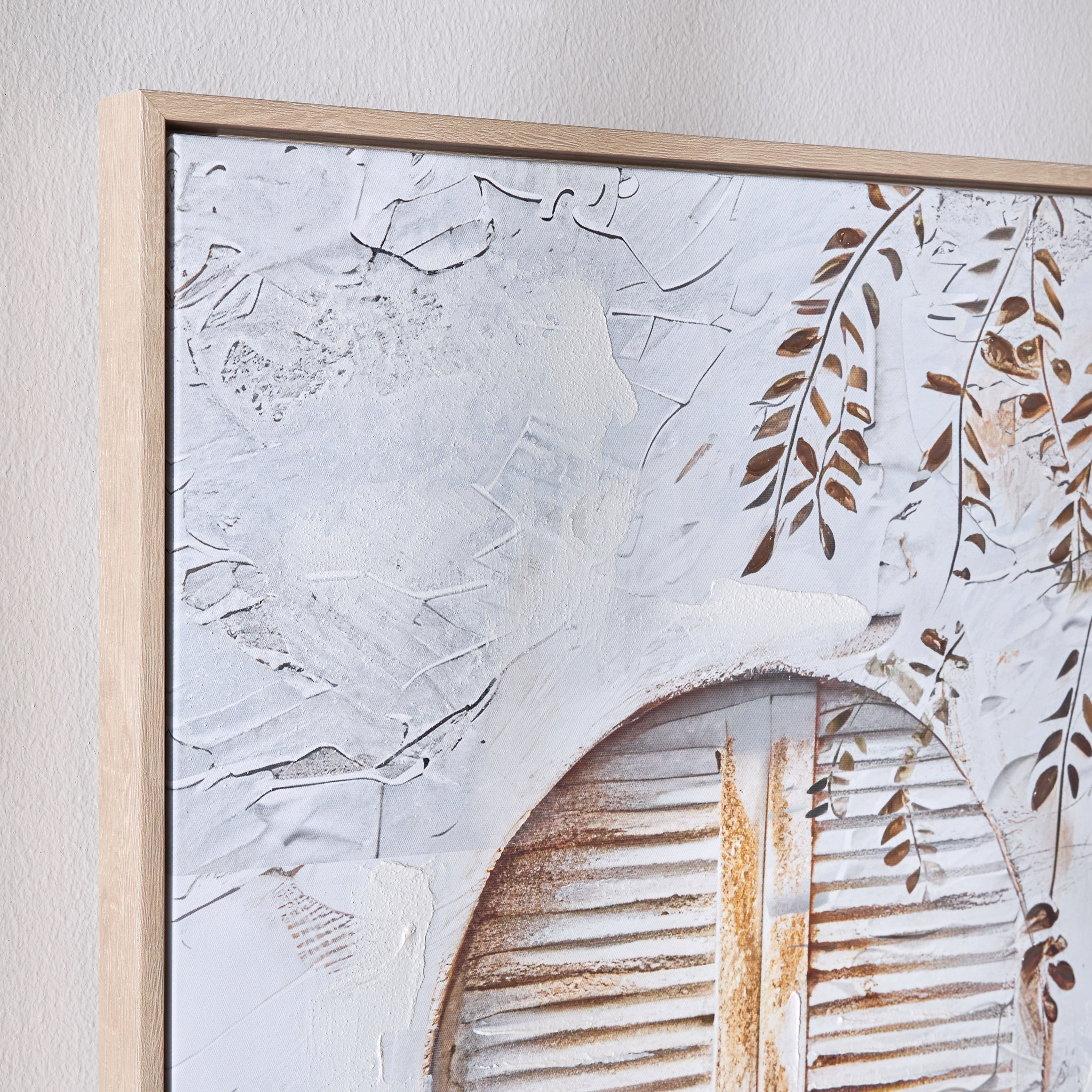 Driftwood Framed Canvas Wall Art - 80x120 cm-household-walldecorandmirrors-wallart-image-2