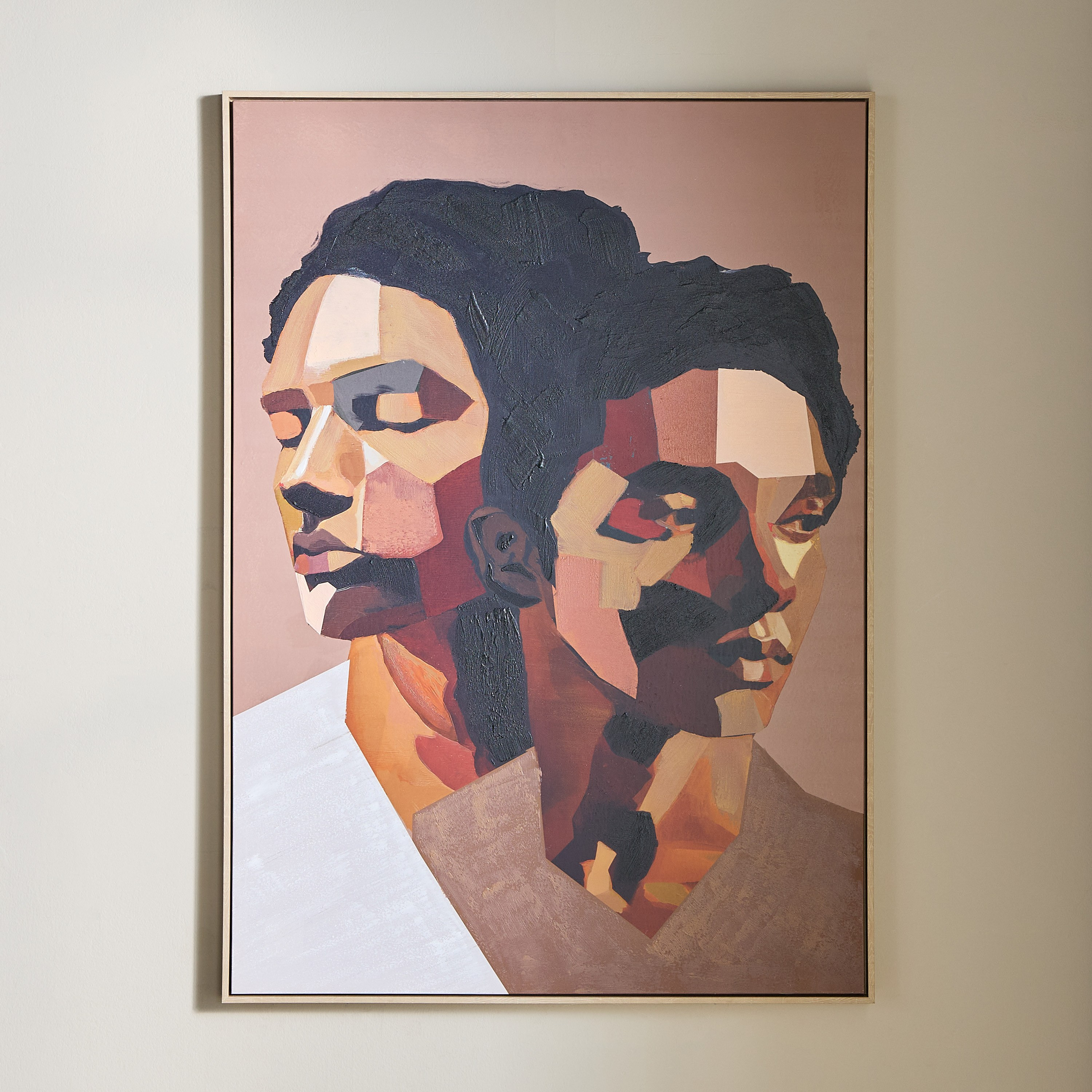 Reflections Framed Canvas Wall Art - 100x140 cm