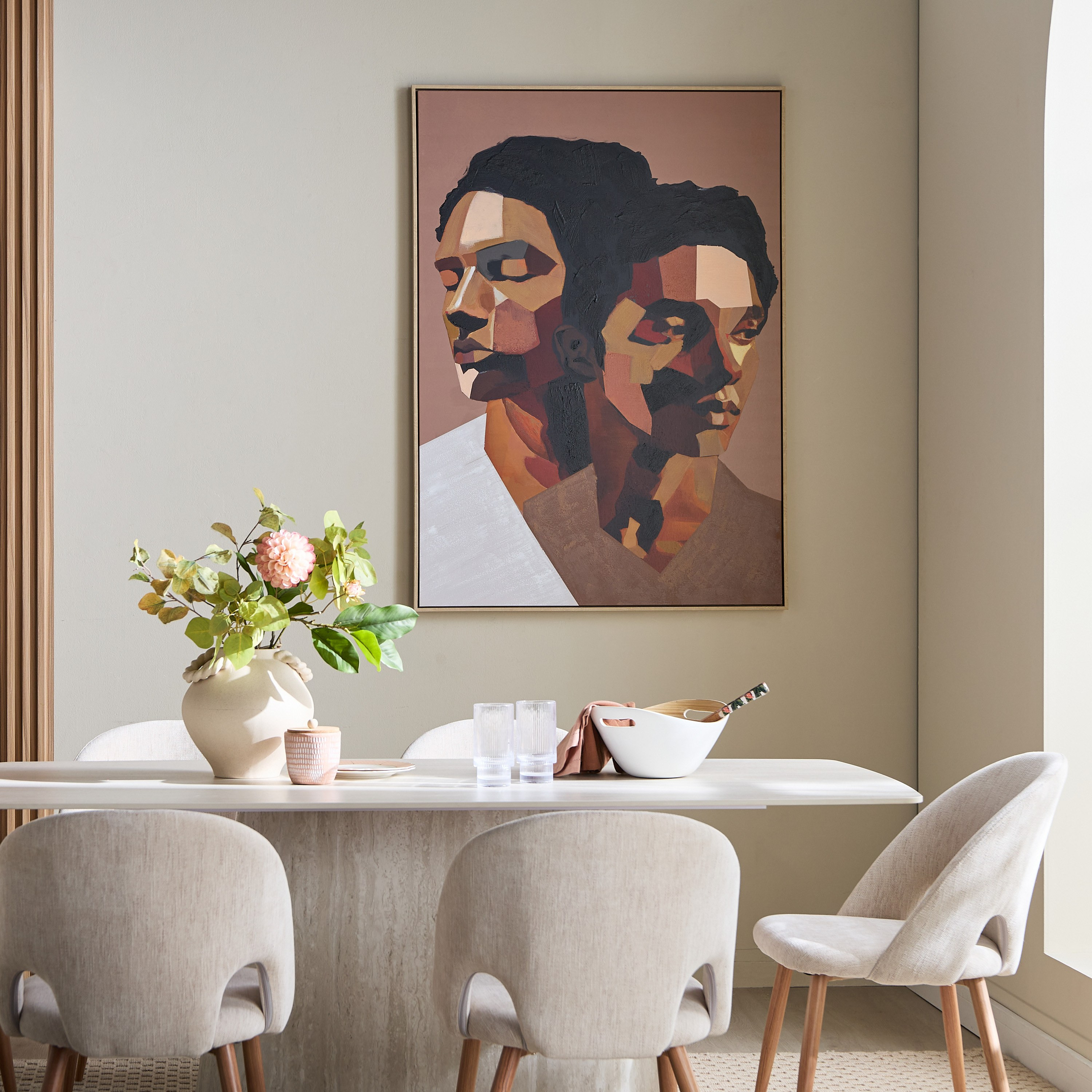 Reflections Framed Canvas Wall Art - 100x140 cm-household-walldecorandmirrors-wallart-image-3