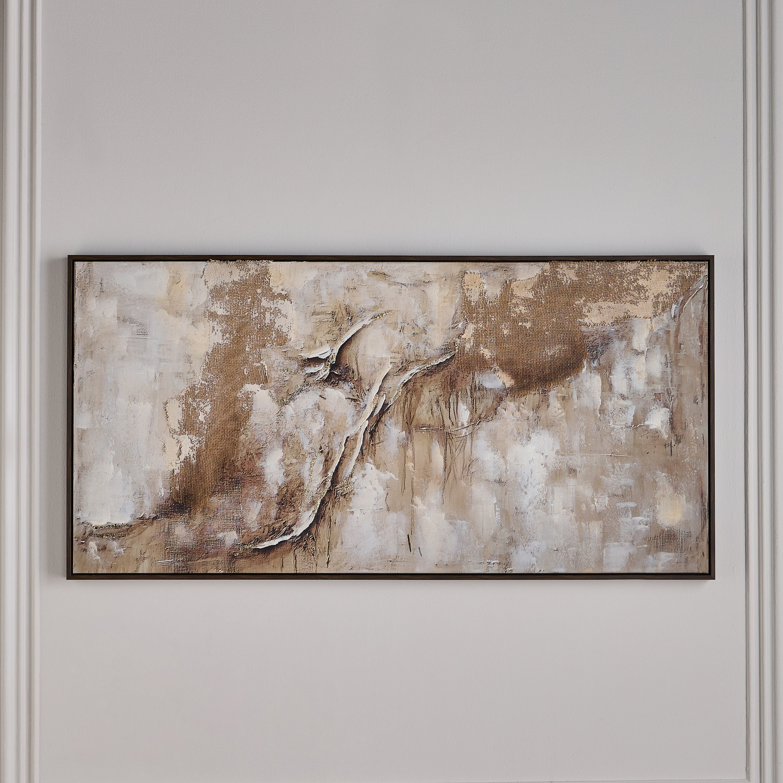 Rhythm Framed Canvas Wall Art - 70x140 cm-household-walldecorandmirrors-wallart-image-1