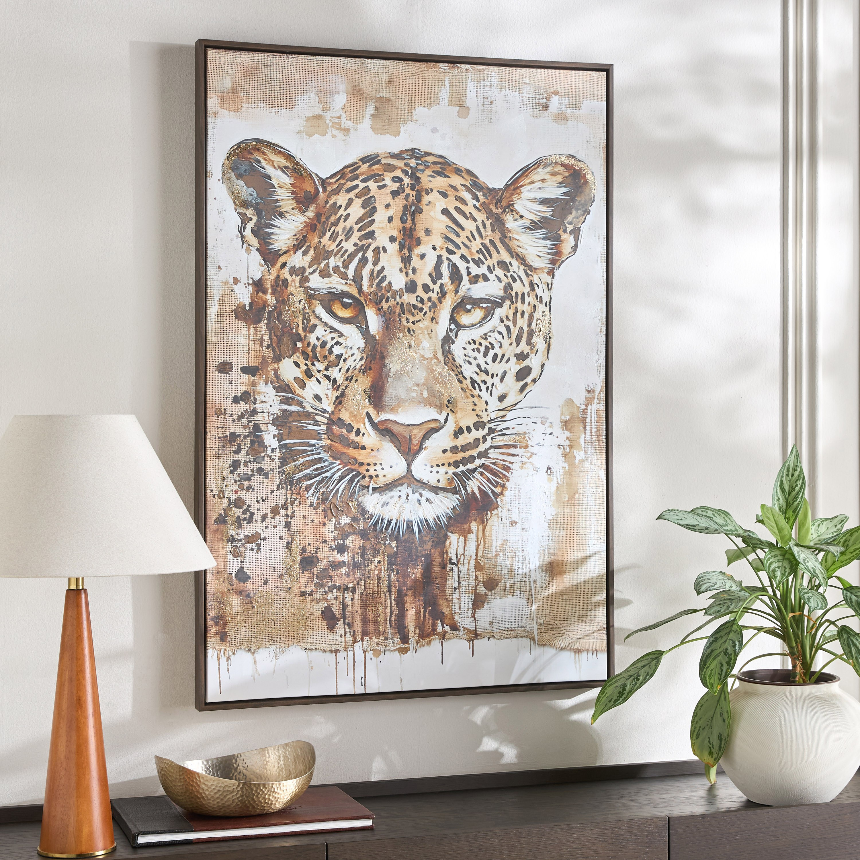 Regal Framed Canvas Wall Art - 80x120 cm-household-walldecorandmirrors-wallart-image-4