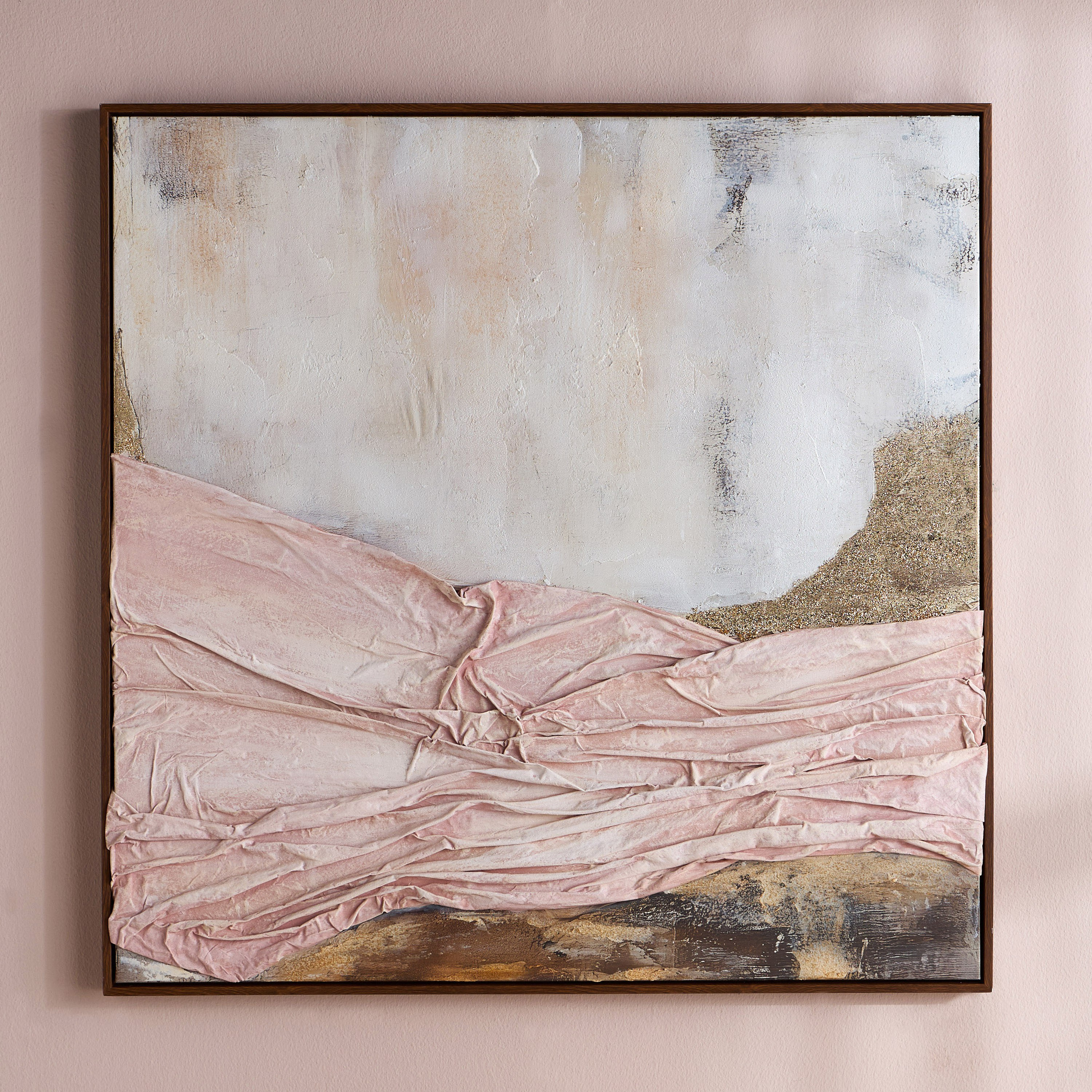 Elysium Framed Canvas Wall Art - 100x100 cm