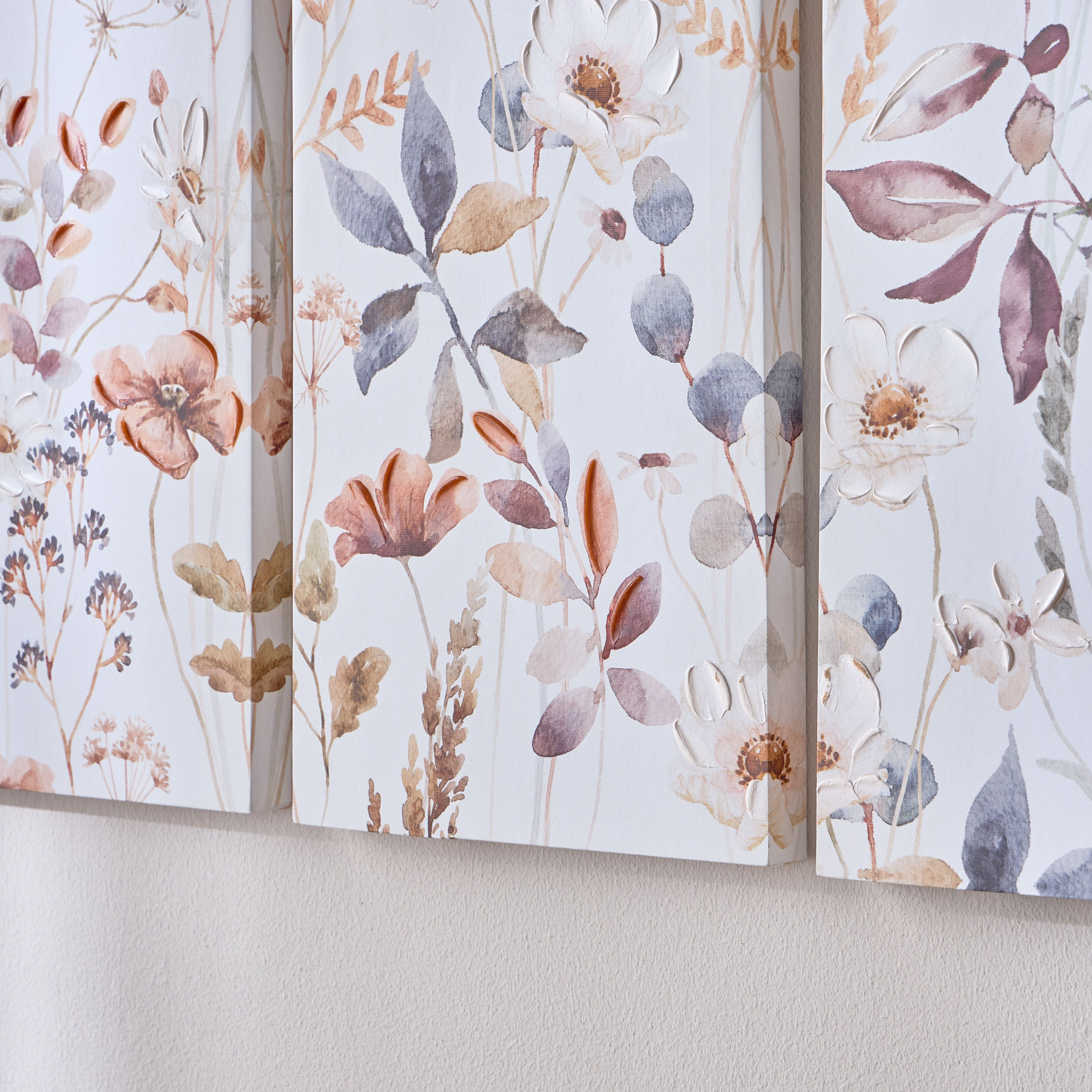 Harmonia 3-Piece Unframed Canvas Wall Art Set - 30x80 cm-household-walldecorandmirrors-wallart-image-2