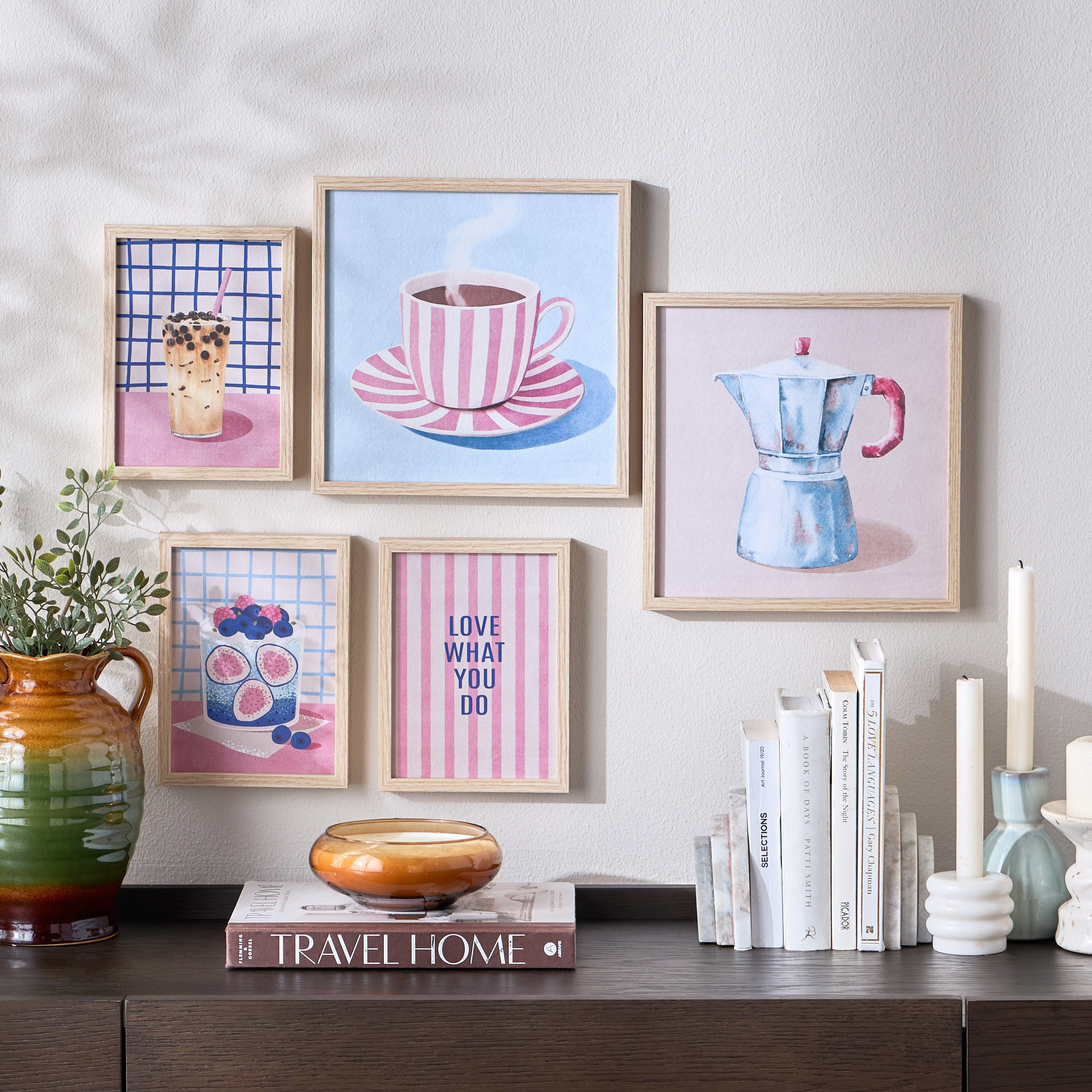 Warmth 5-Piece Framed Canvas Art Set-household-walldecorandmirrors-wallart-image-3