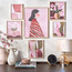 طقم زينة حائط كانفاس مؤطرة من 6 قطع - شيمر-household-walldecorandmirrors-wallart-image-2