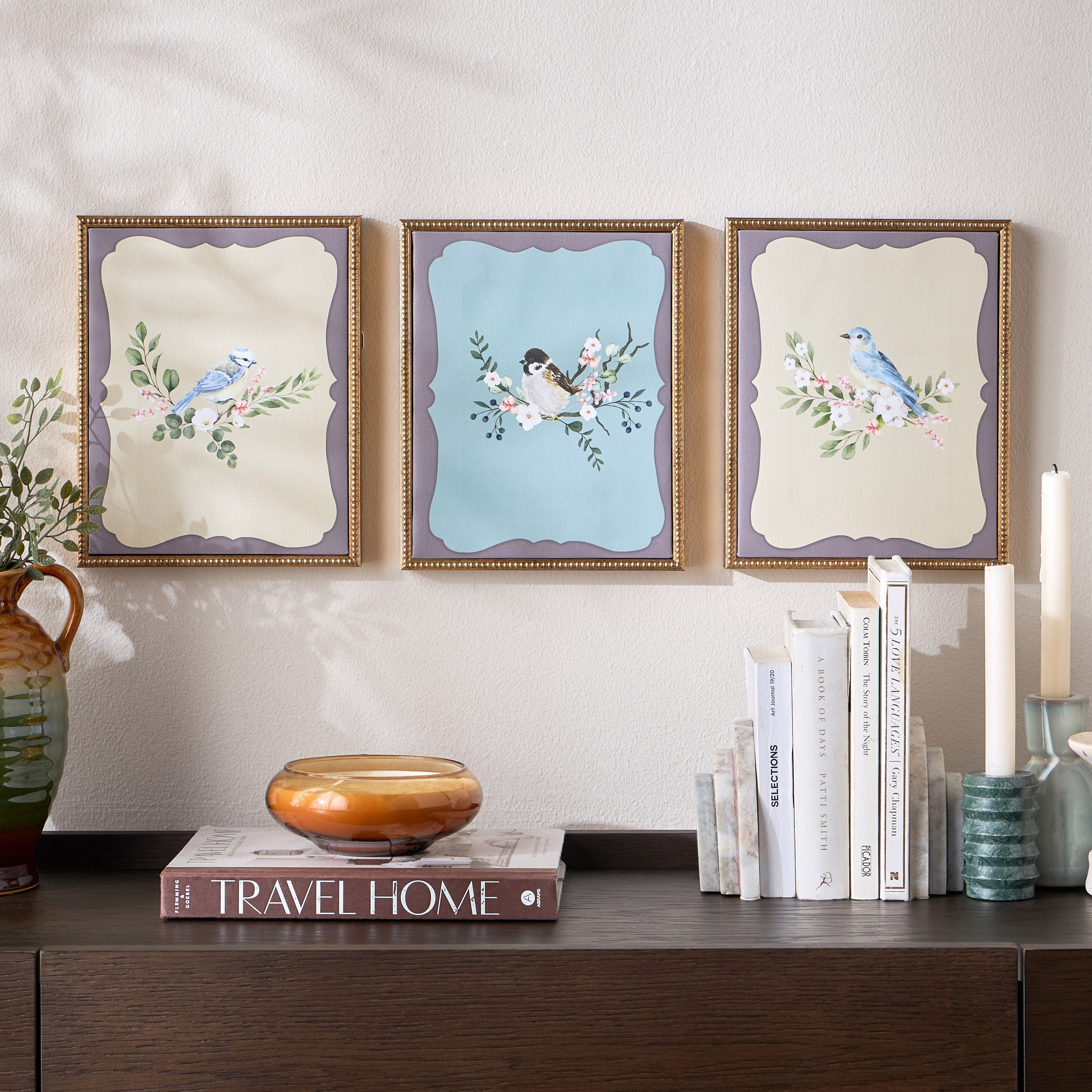 Solstice 3-Piece Framed Canvas Wall Art Set - 20x25 cm-household-walldecorandmirrors-wallart-image-3