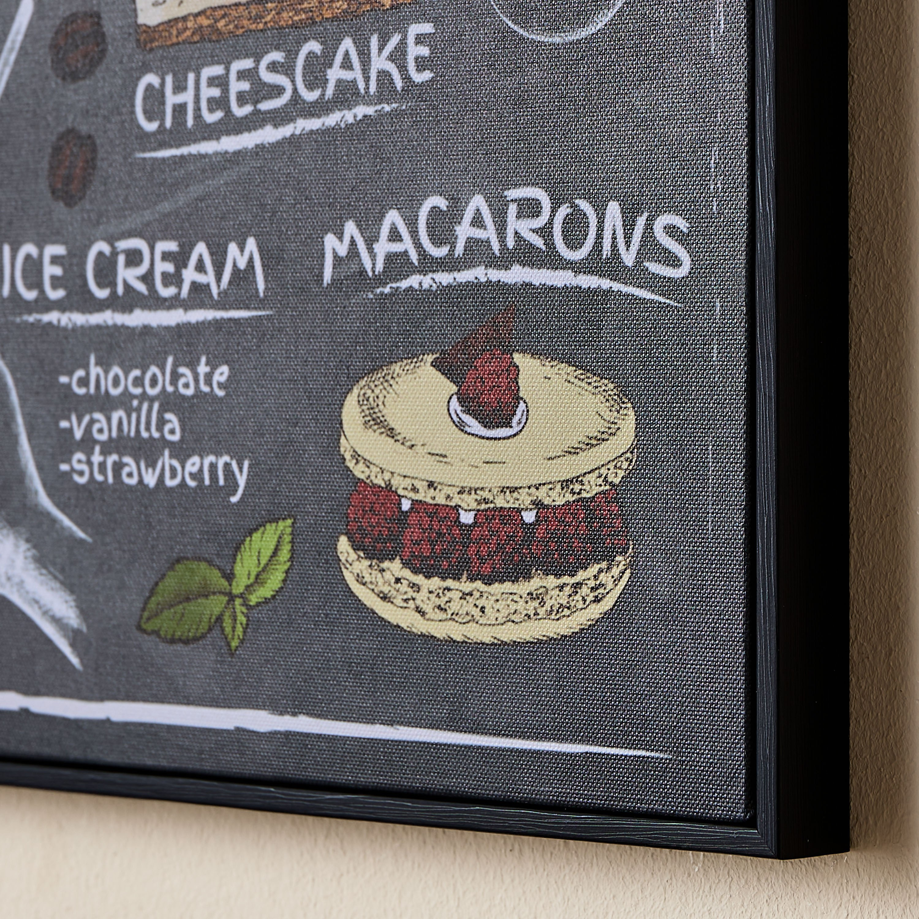 Dessert Framed Canvas Wall Art - 40x30 cm-household-walldecorandmirrors-wallart-image-2