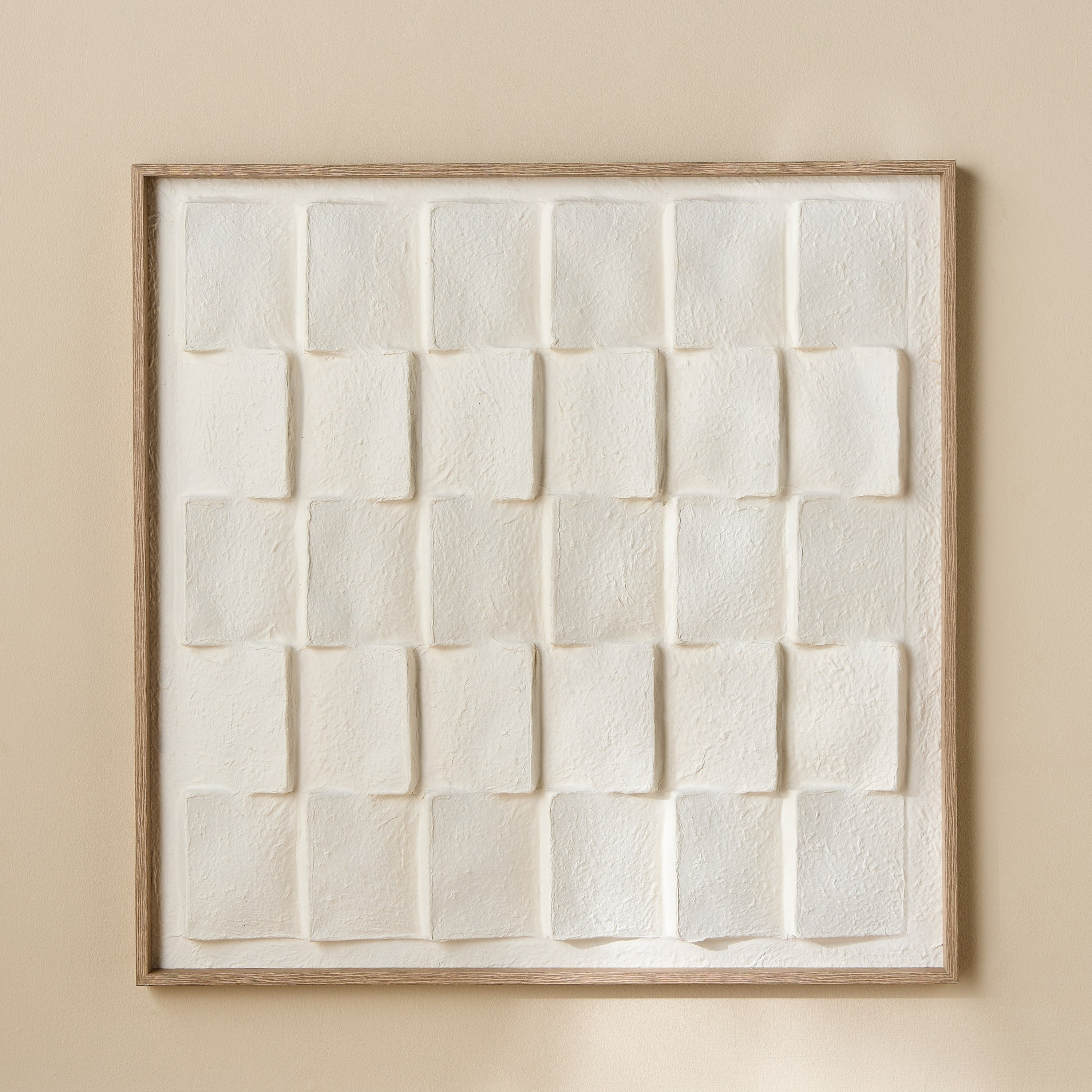 Mirella Framed Wall Art - 80x80 cm-household-walldecorandmirrors-wallart-image-1