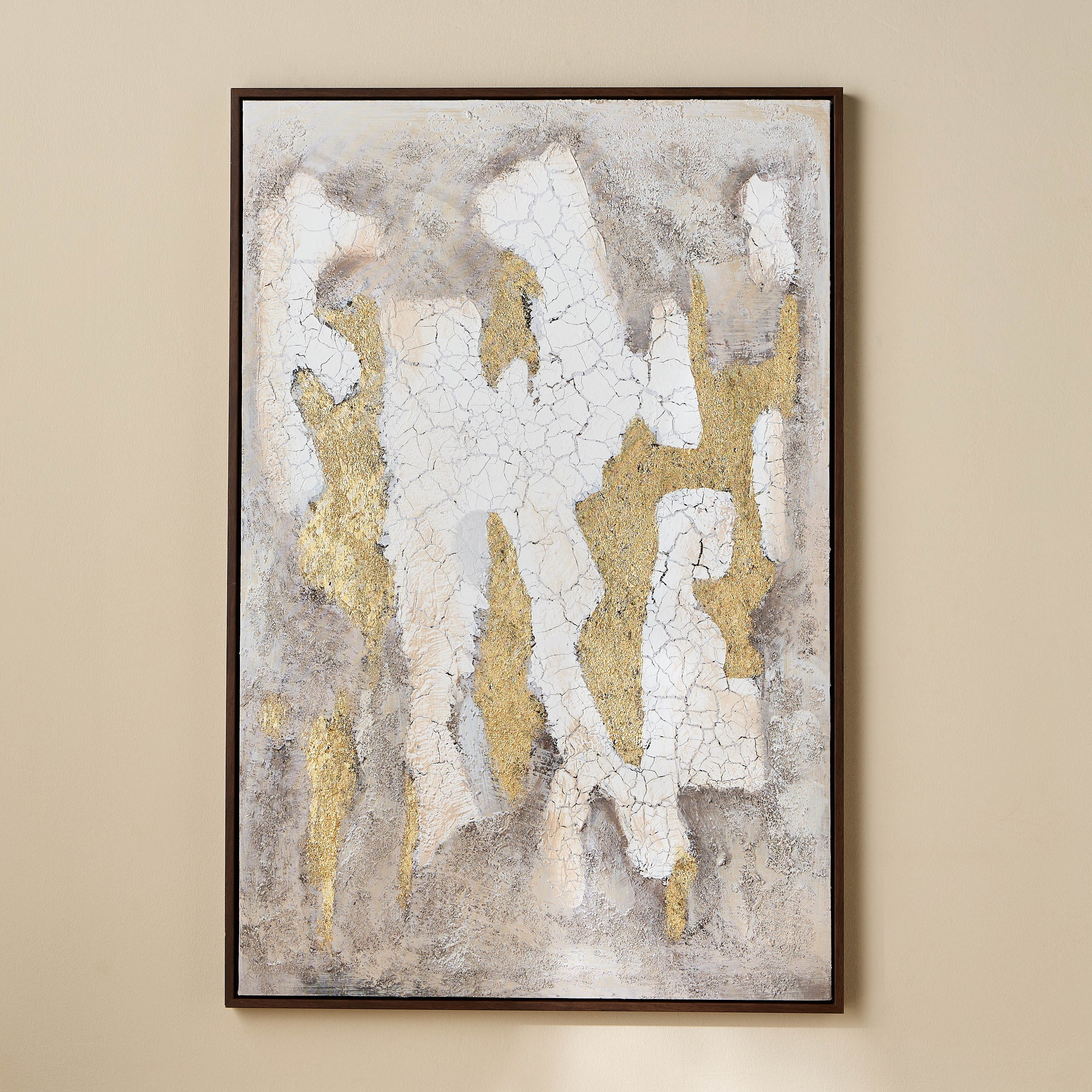 Celeste Framed Canvas Hand-Painted Wall Art - 80x120 cm-household-walldecorandmirrors-wallart-image-1