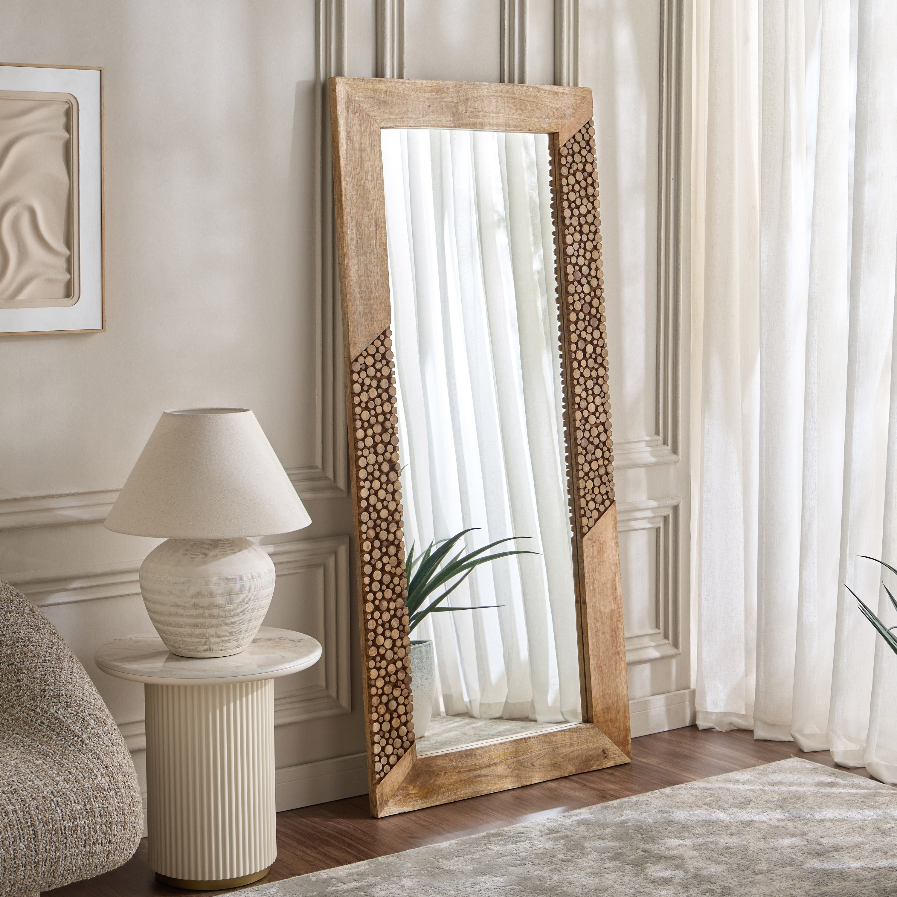 مرآة رفيعة - منارة - 80x180 سم-household-walldecorandmirrors-mirrors-floormirrors-image-1
