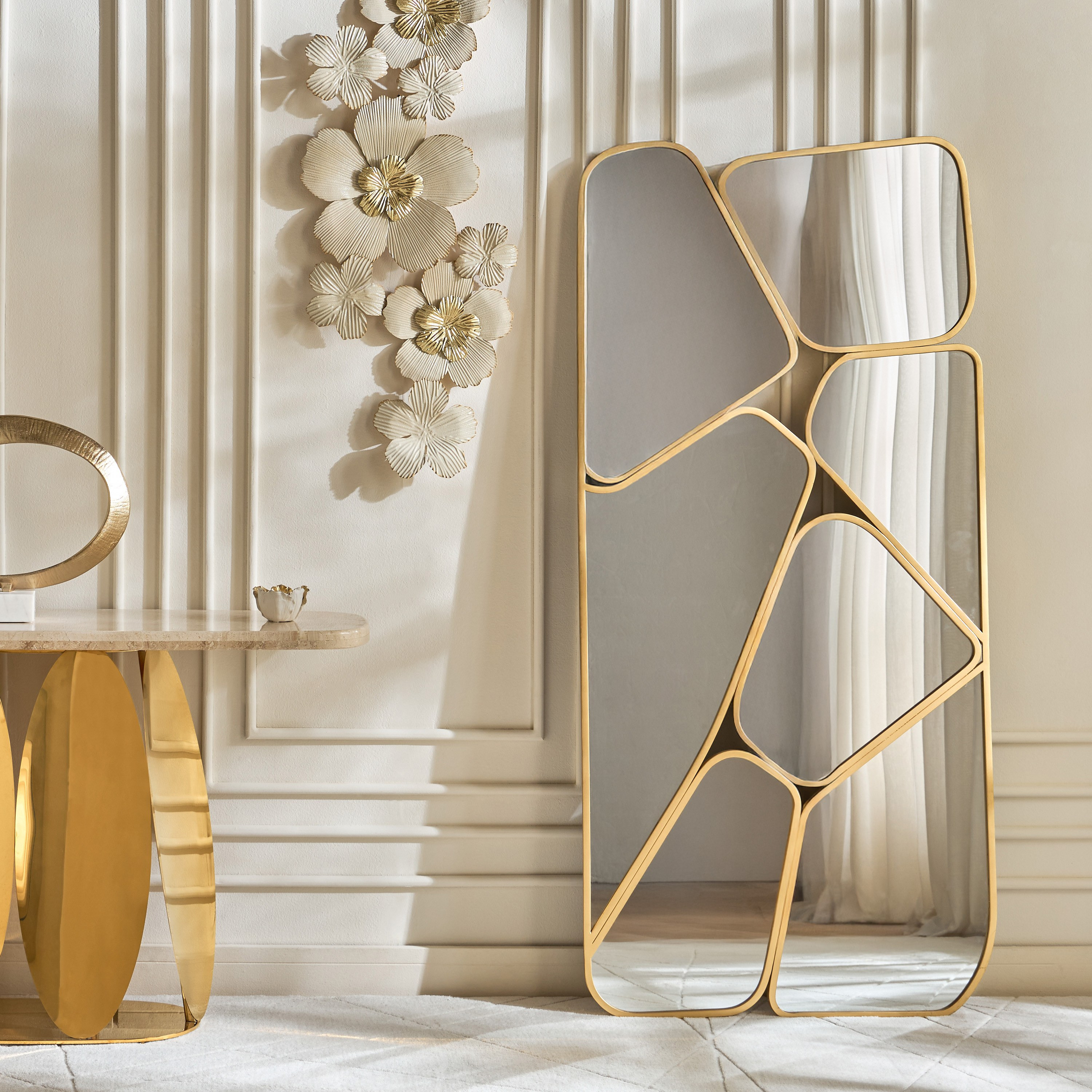Lunara Wall Mirror - 172x80 cm-household-walldecorandmirrors-mirrors-wallmirrors-image-3