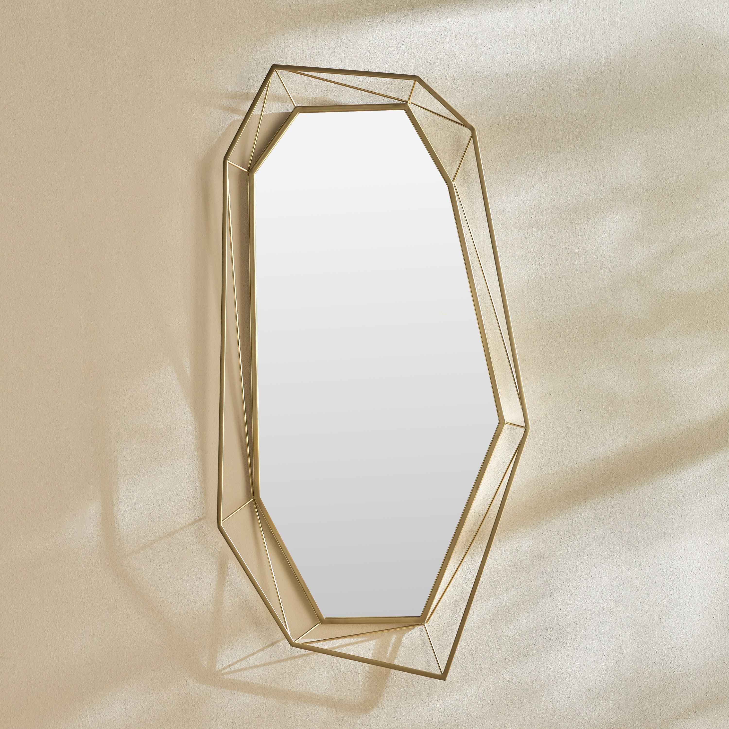 Zentra Wall Mirror - 100x51 cm-household-walldecorandmirrors-mirrors-wallmirrors-image-1