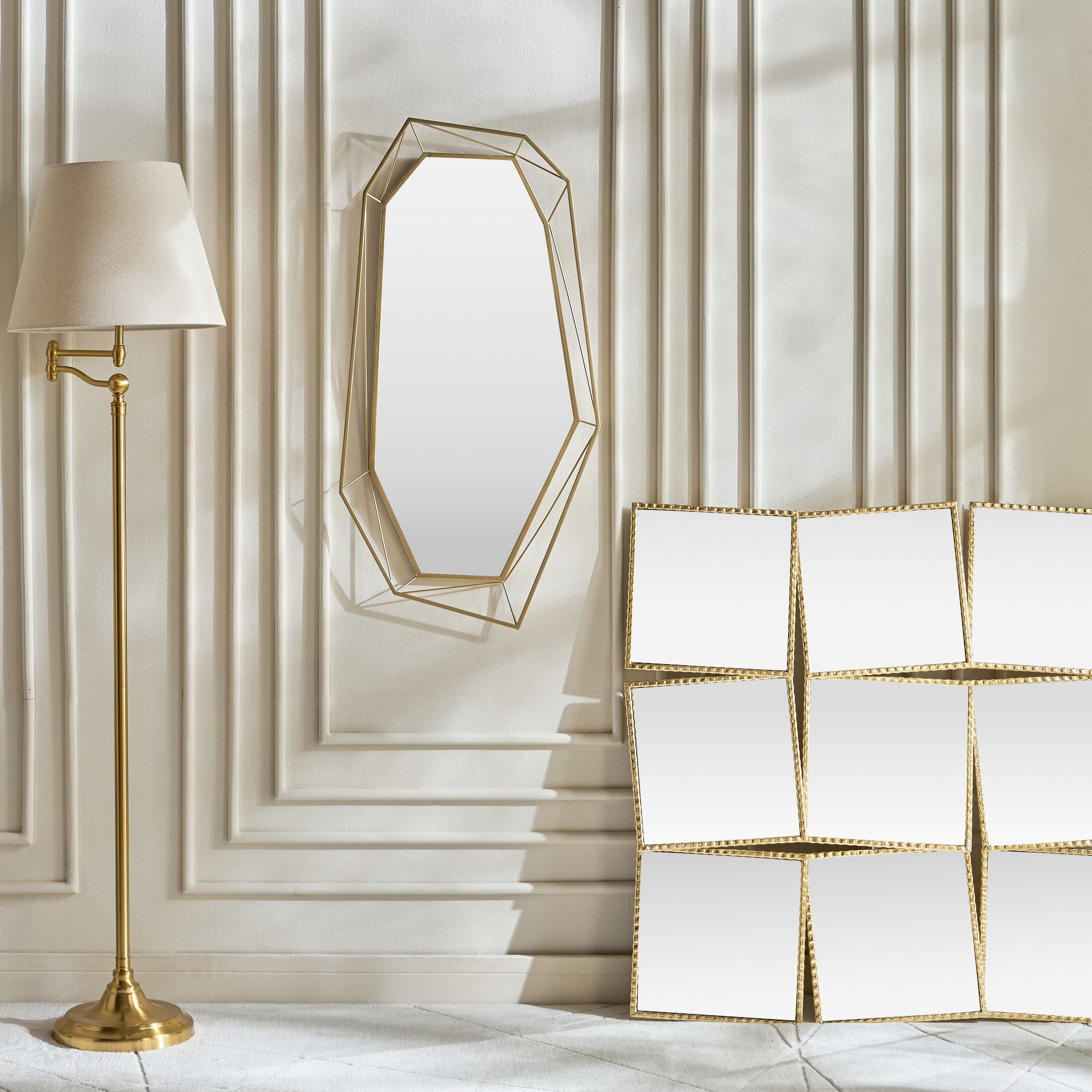 Zentra Wall Mirror - 100x51 cm-household-walldecorandmirrors-mirrors-wallmirrors-image-3