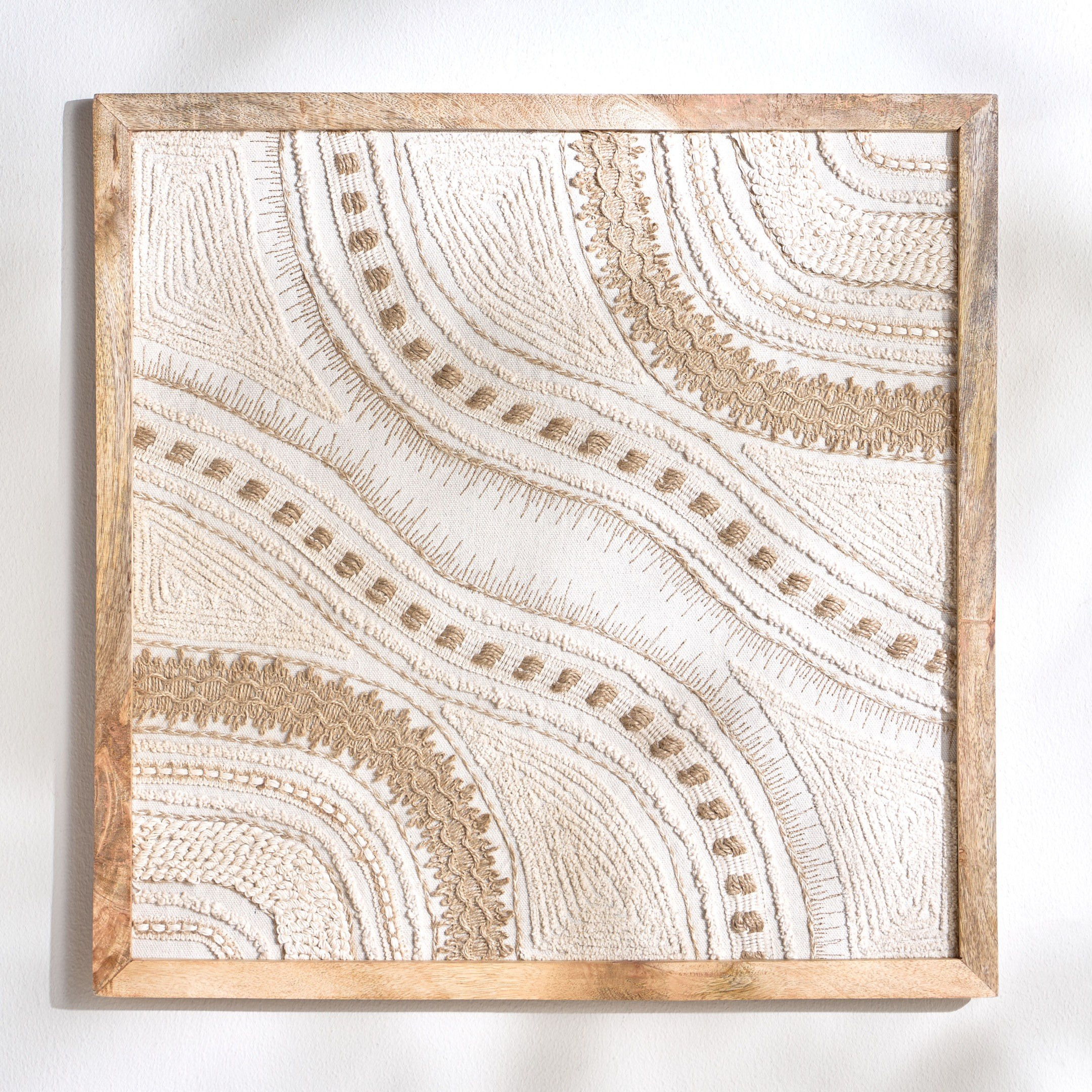 Weavara Framed Wall Art - 60x60 cm-household-walldecorandmirrors-wallart-image-1