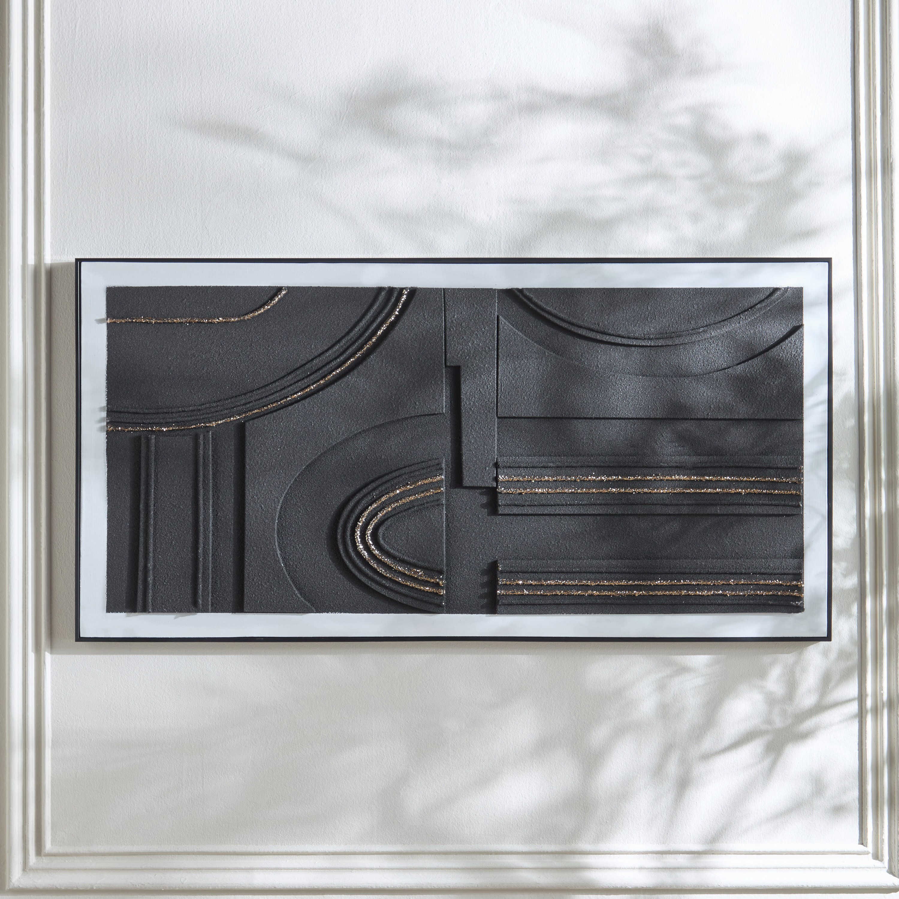 Luma Framed Hand-Painted Canvas Wall Art - 72x142 cm-household-walldecorandmirrors-wallart-image-1