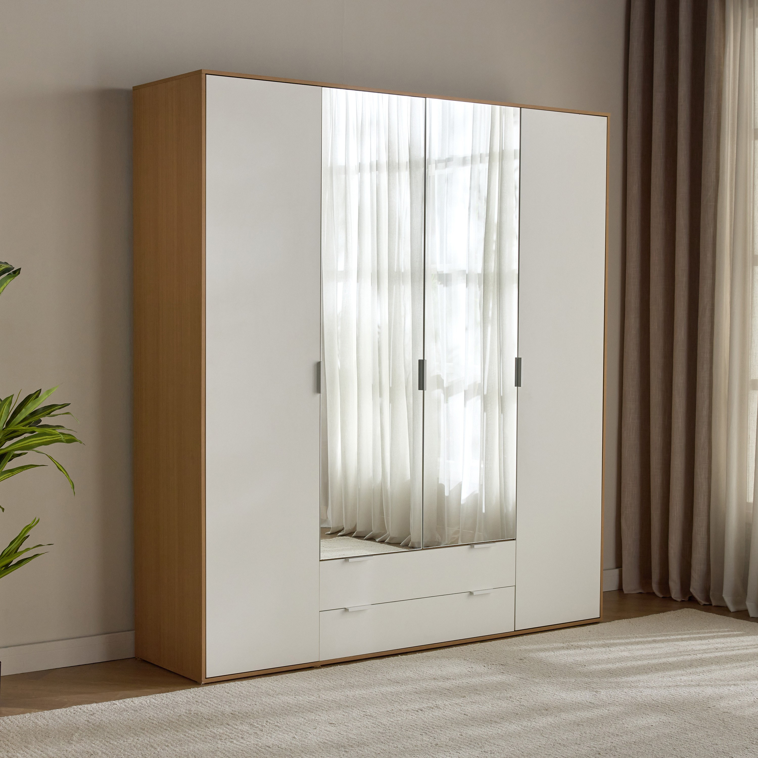 Hugo 4-Door Wardrobe with Drawers