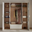 Hugo 4-Door Wardrobe with Drawers-furniture-bedroom-wardrobes-image-3