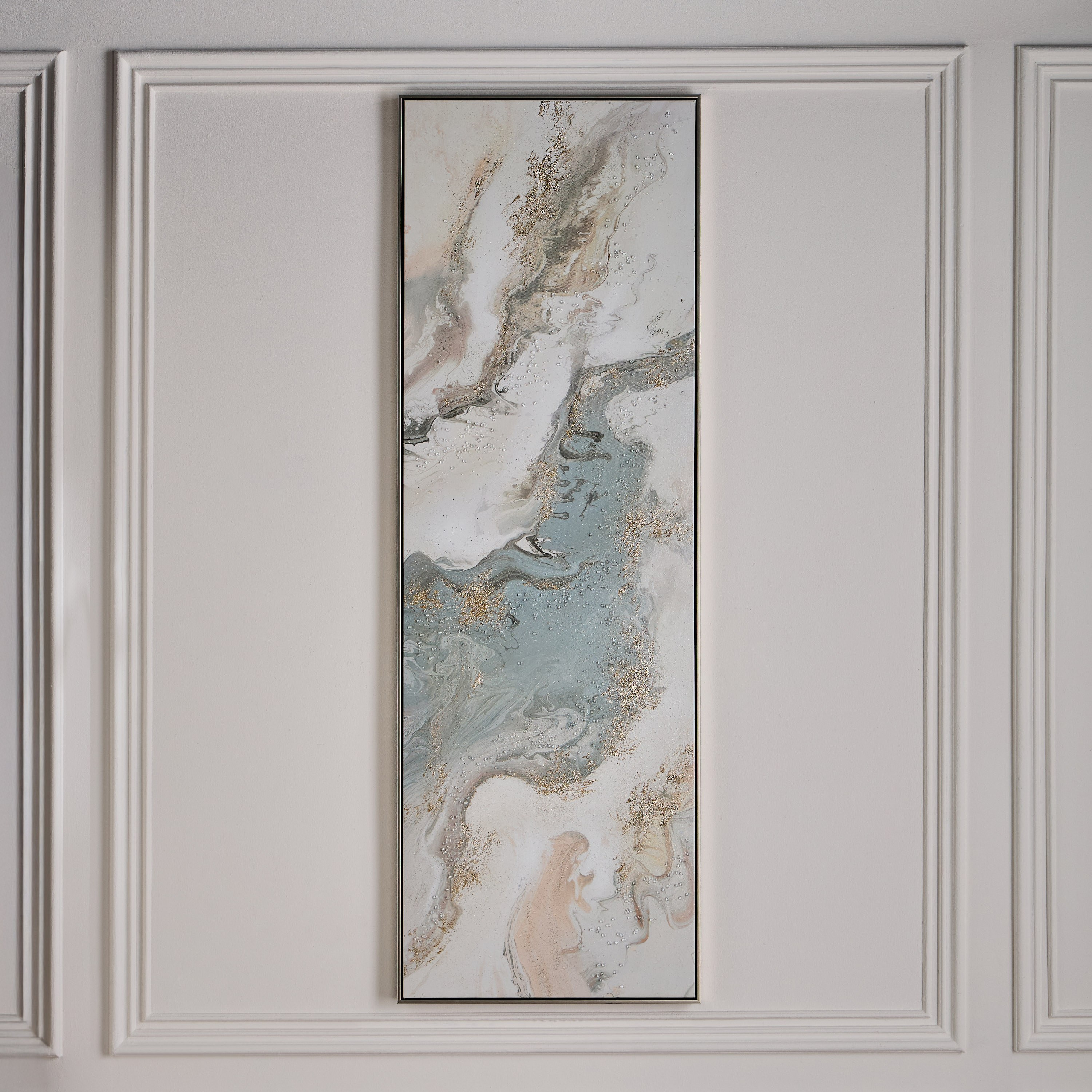 زينة حائط كانفاس مؤطرة - ميتينا - 60x180 سم-household-walldecorandmirrors-wallart-image-1