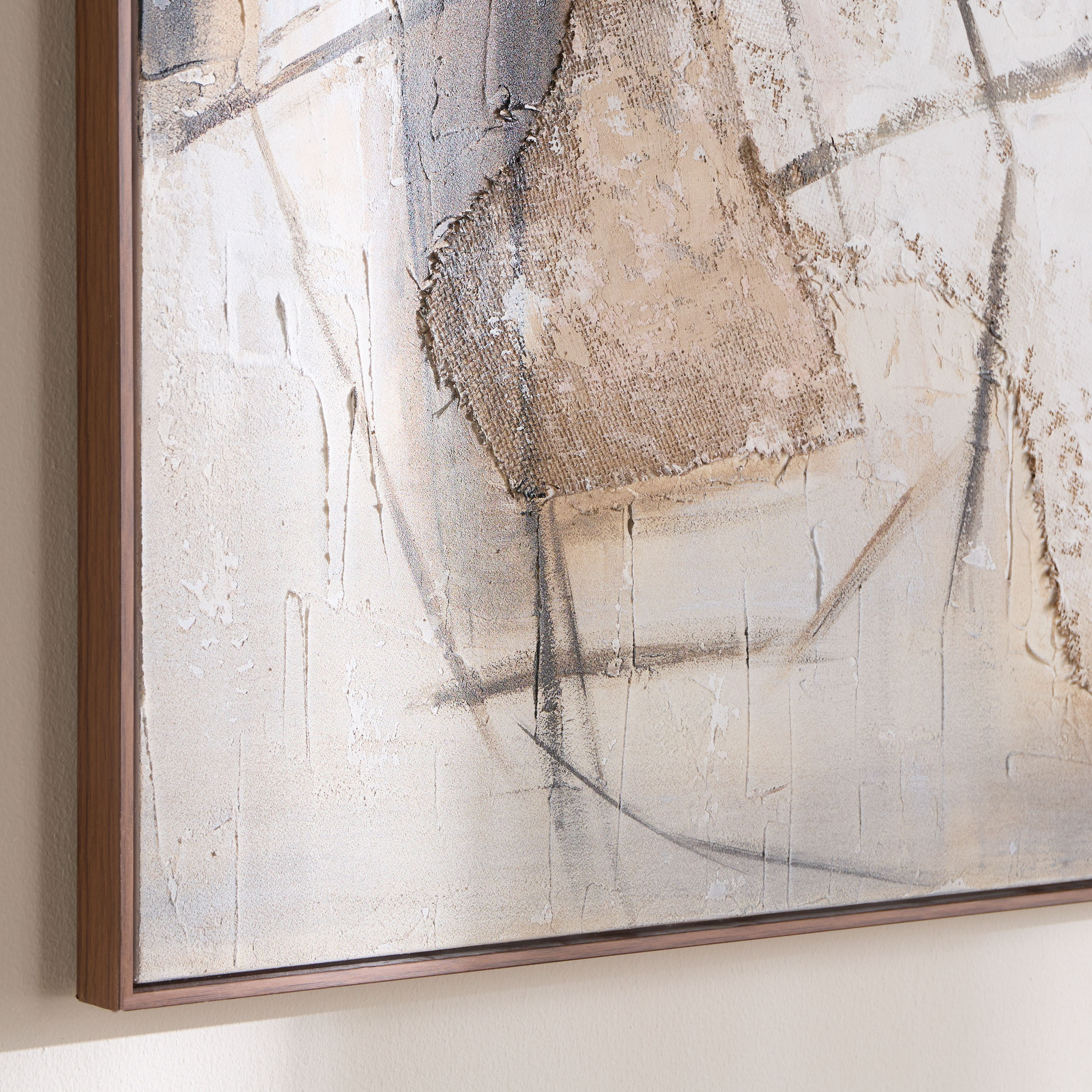 زينة حائط كانفاس مؤطرة - فلامارا - 100x150 سم-household-walldecorandmirrors-wallart-image-2