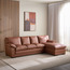 Da Vinchi 4-Seater Faux Leather Right Corner Sofa-furniture-sofaandseating-cornersofas-image-1