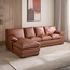 Da Vinchi 4-Seater Faux Leather Left Corner Sofa-furniture-sofaandseating-cornersofas-image-1