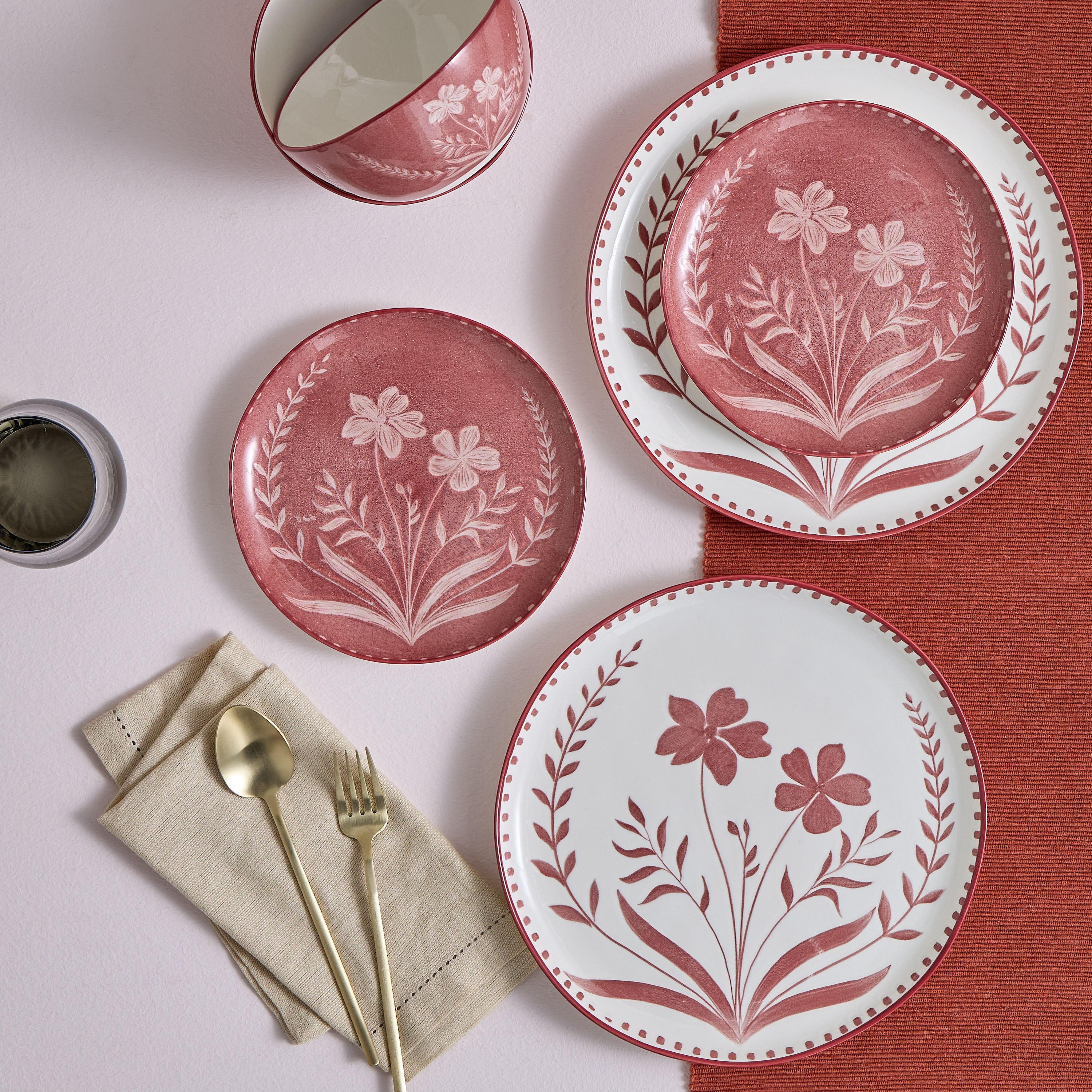 Aurora 12-Piece Stoneware Dinner Set - Serves 4-household-dining-dinnerware-dinnersets-image-1