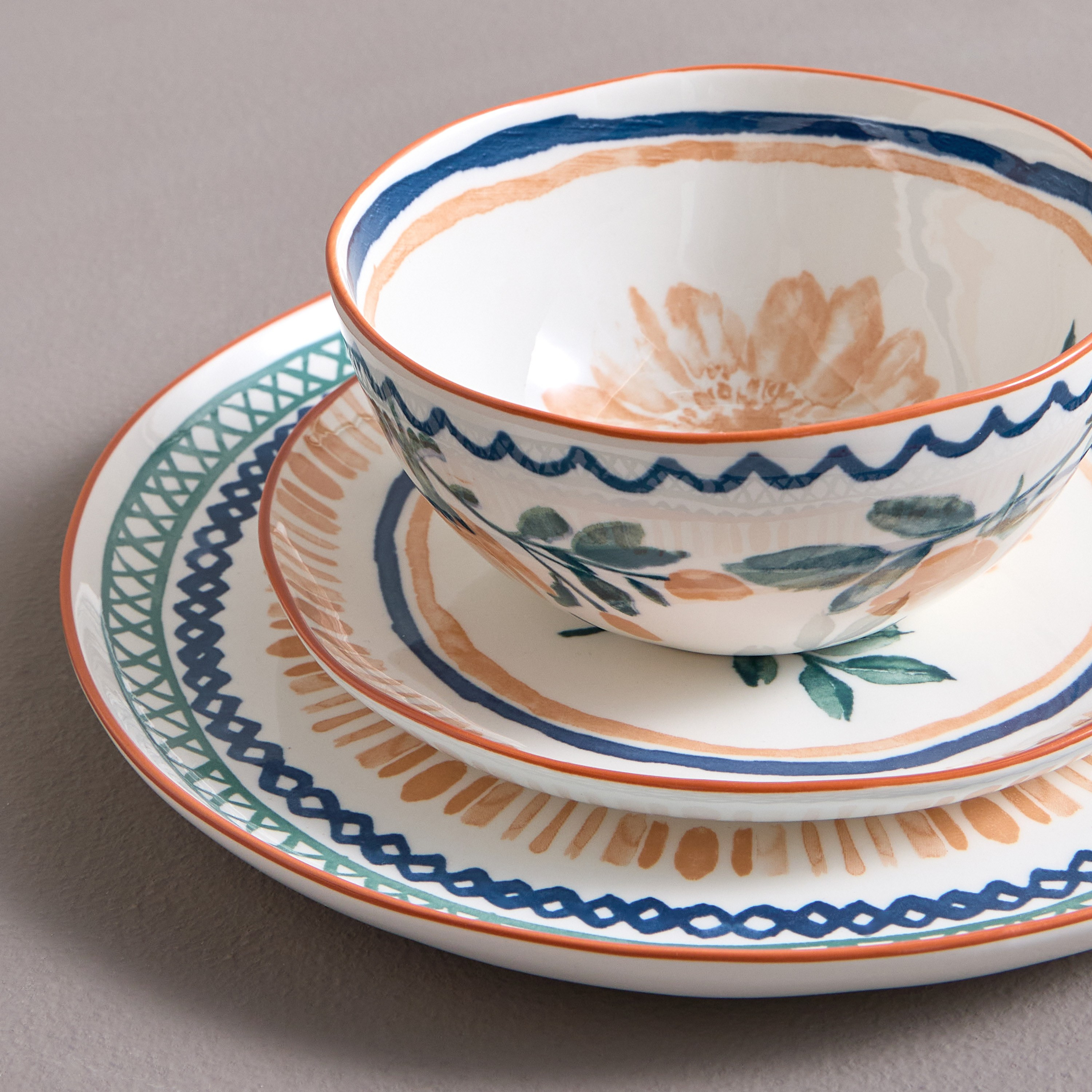 Violet 12-Piece New Bone China Dinner Set - Serves 4-household-dining-dinnerware-dinnersets-image-4